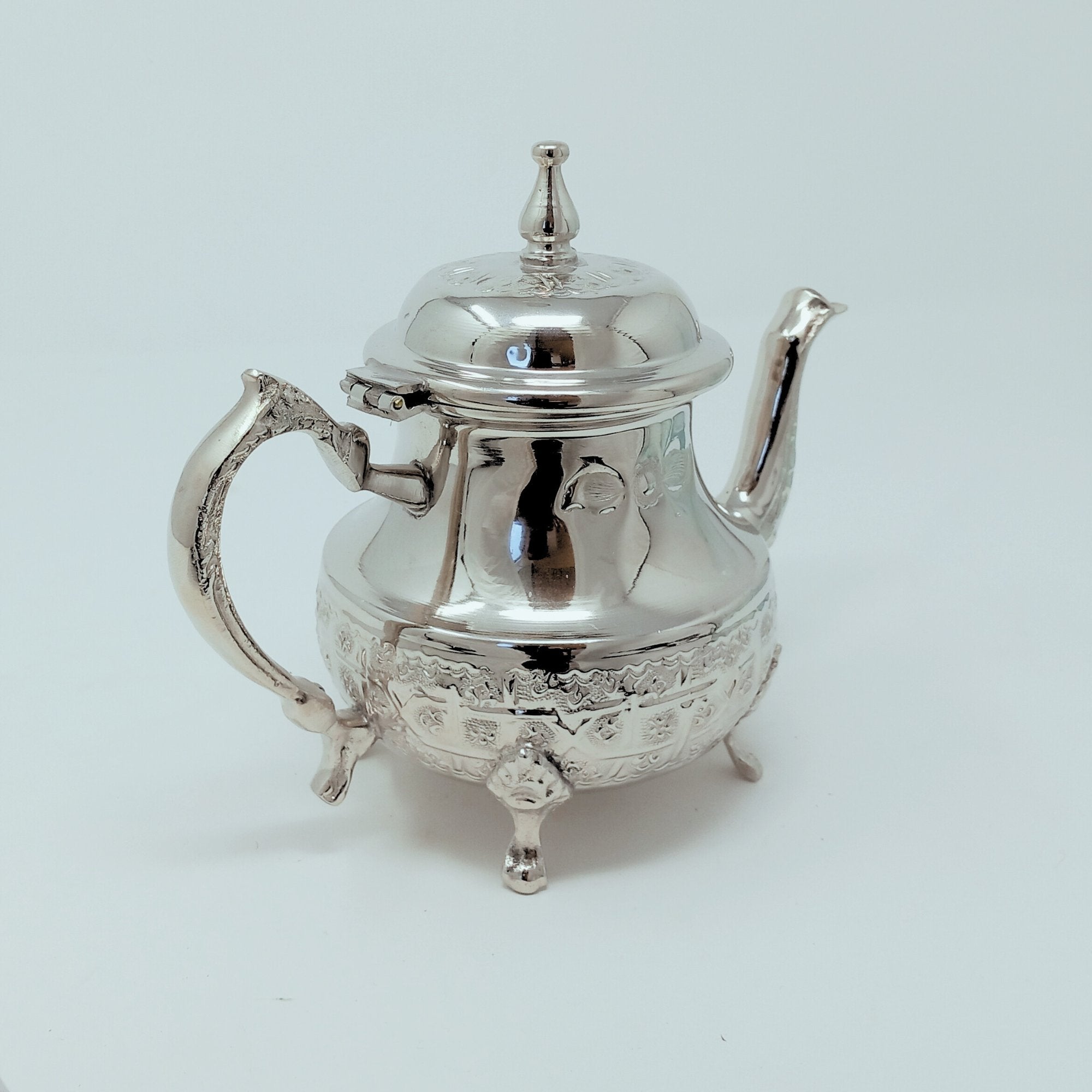 Moroccan Metal Tea Pot for Stovetop - Artisan Stories