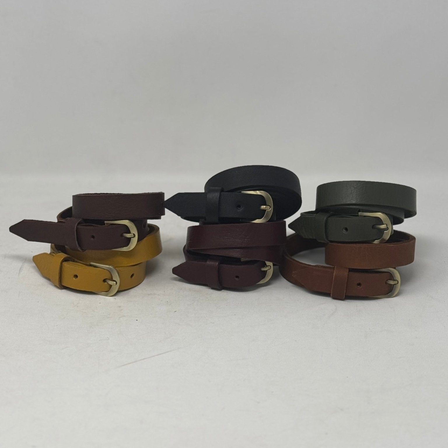 New Skinny leather belt - Artisan Stories