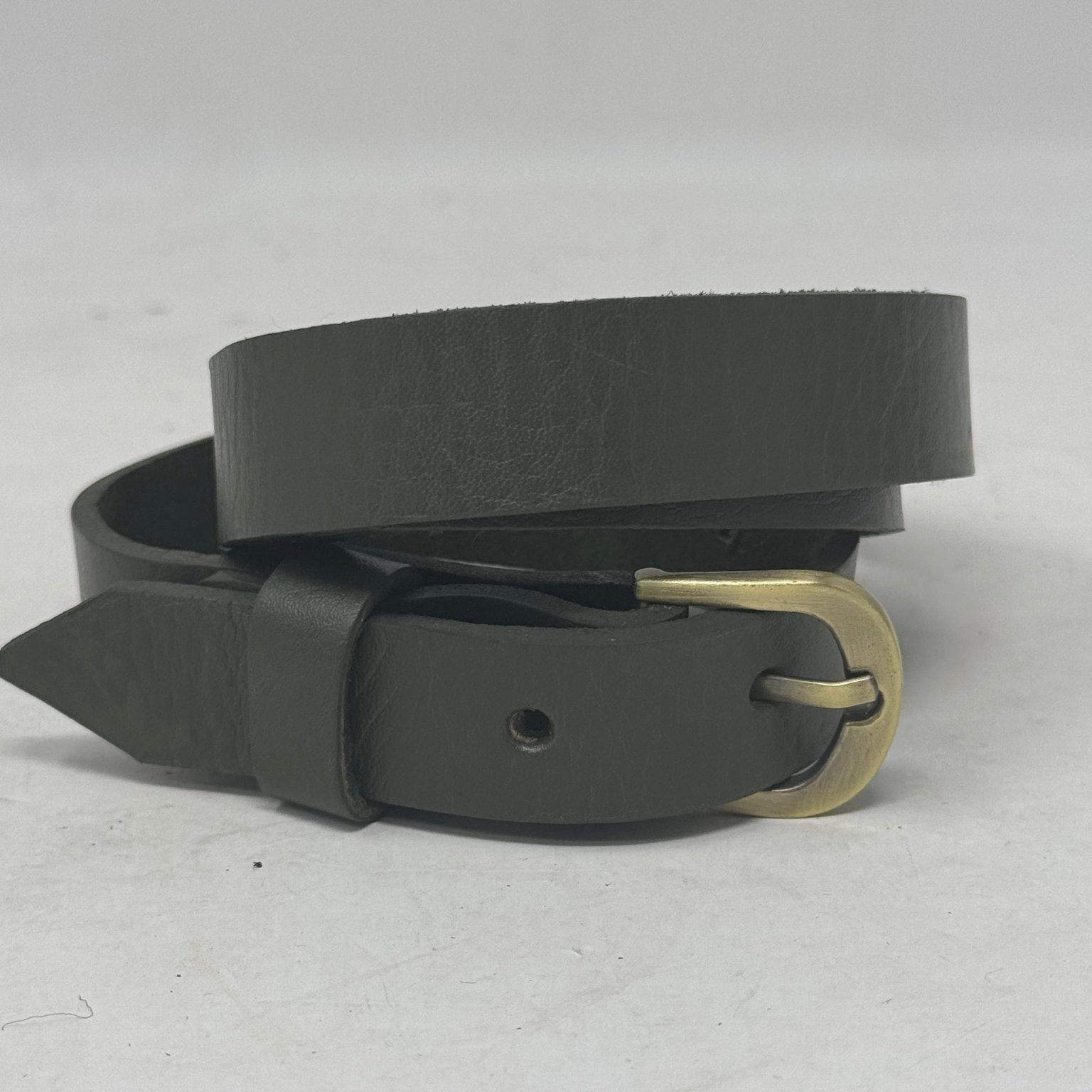 New Skinny leather belt - Artisan Stories