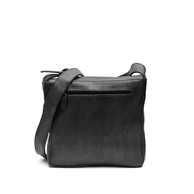 Small Black Harley Leather Reporter Bag - Artisan Stories