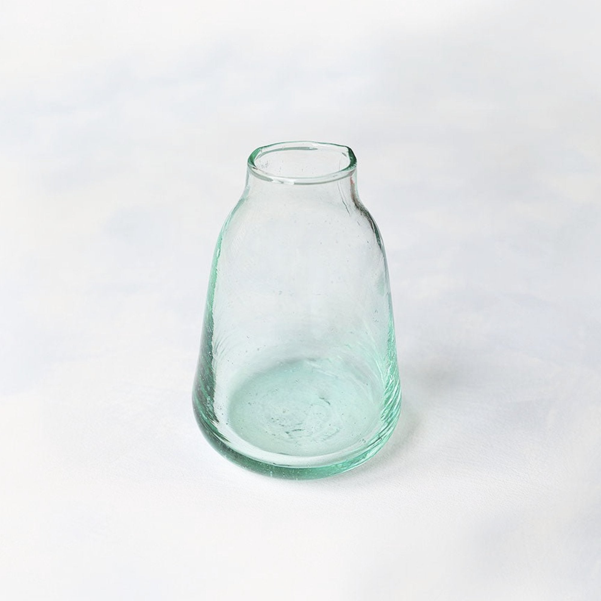 Calebasse Clear recycle Glass Carafe/Vase - Artisan Stories