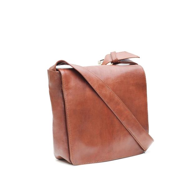 Small Light Brown Harley Leather Bag - Artisan Stories