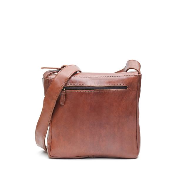 Small Light Brown Harley Leather Bag - Artisan Stories