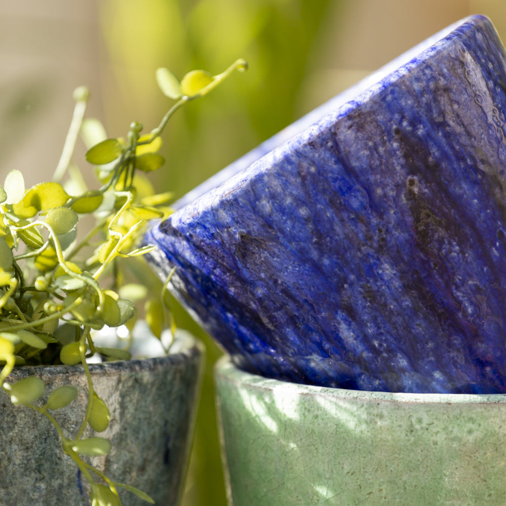 Pot hollandais de style ancien bleu/vert 6 modèles assortis