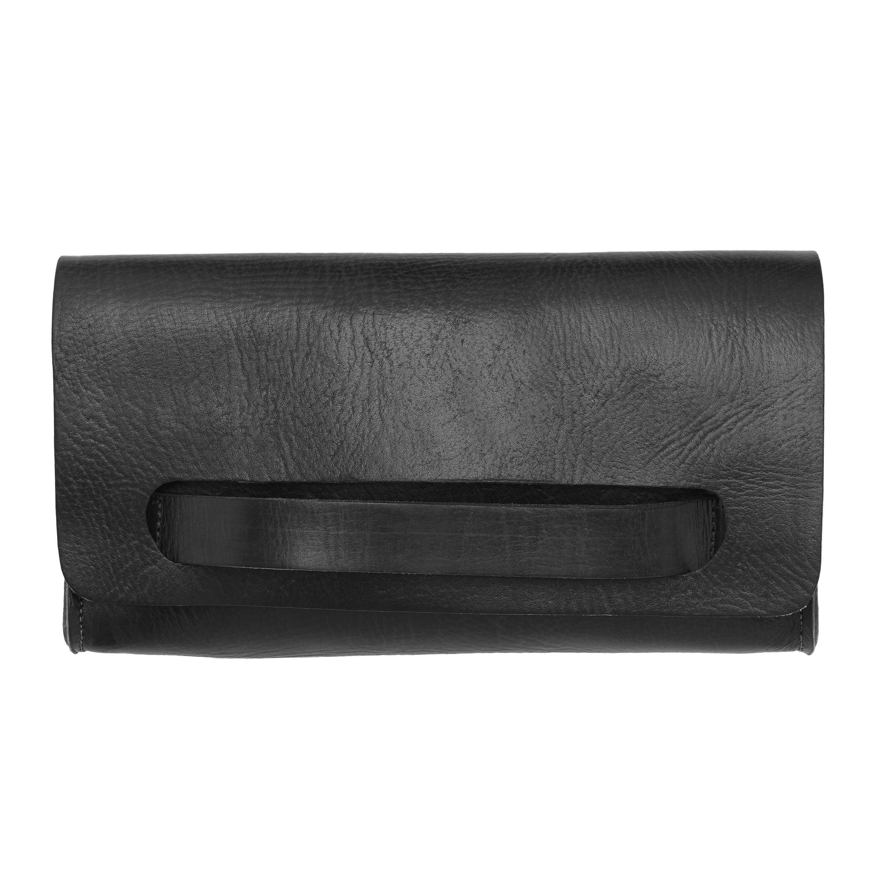 Natasha Clutch Bag - Black-ISMAD LONDON