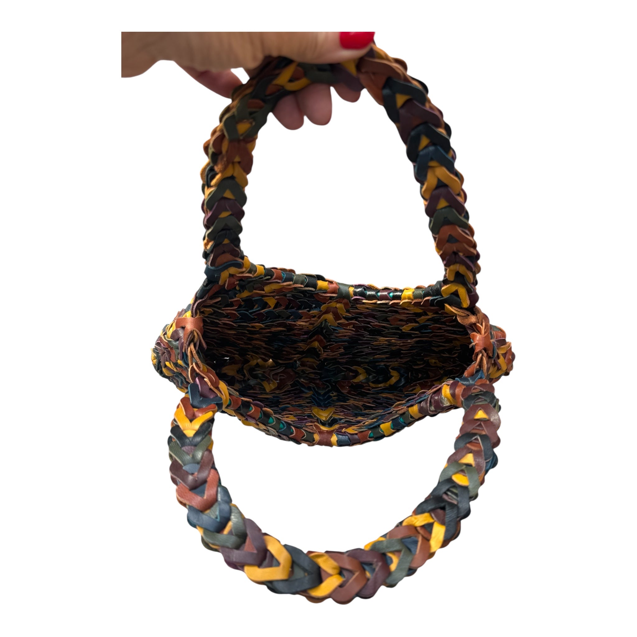 Interlink Leather Shoulder Bag