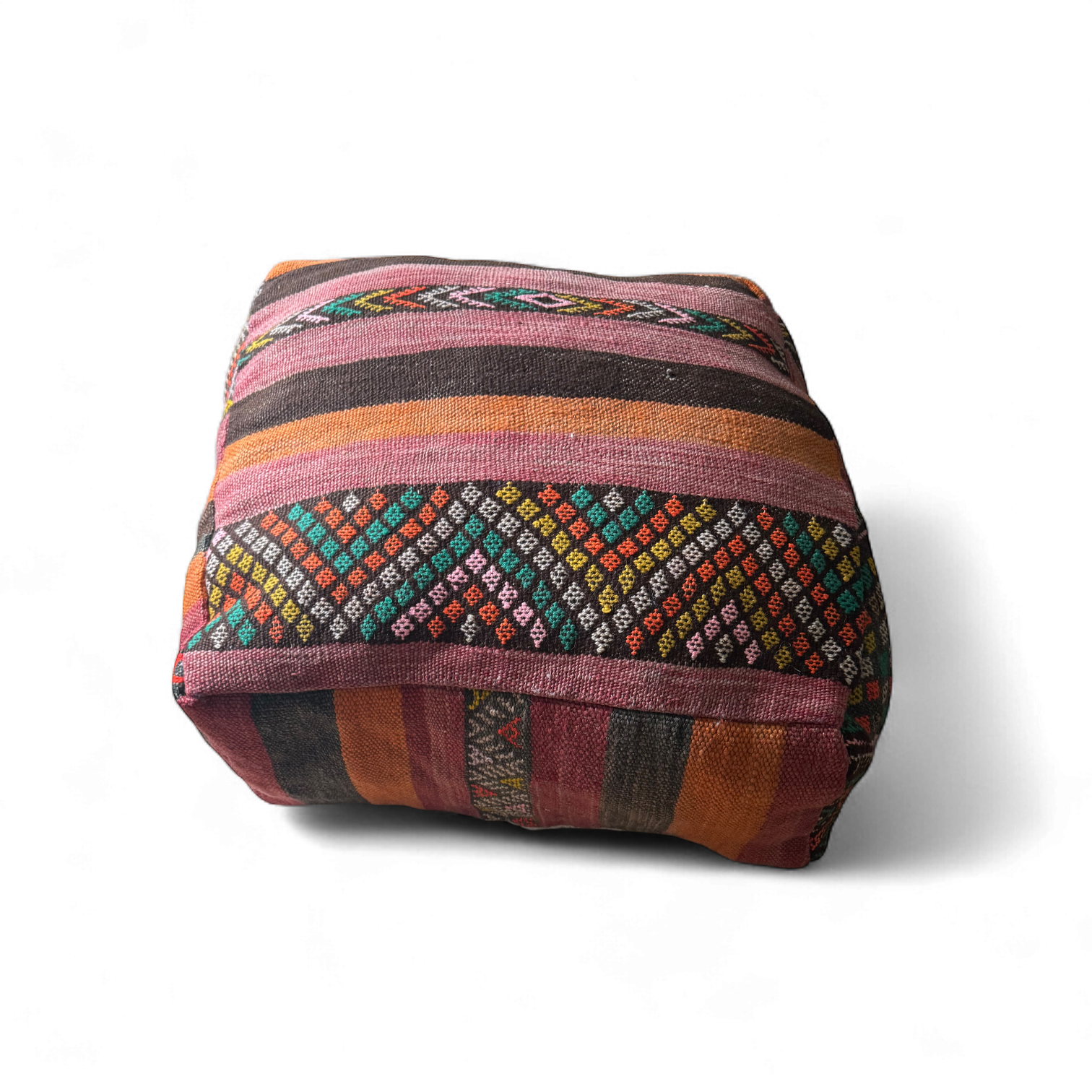 Marokkanischer Beni Mrirt Pouffe Nr. 1056