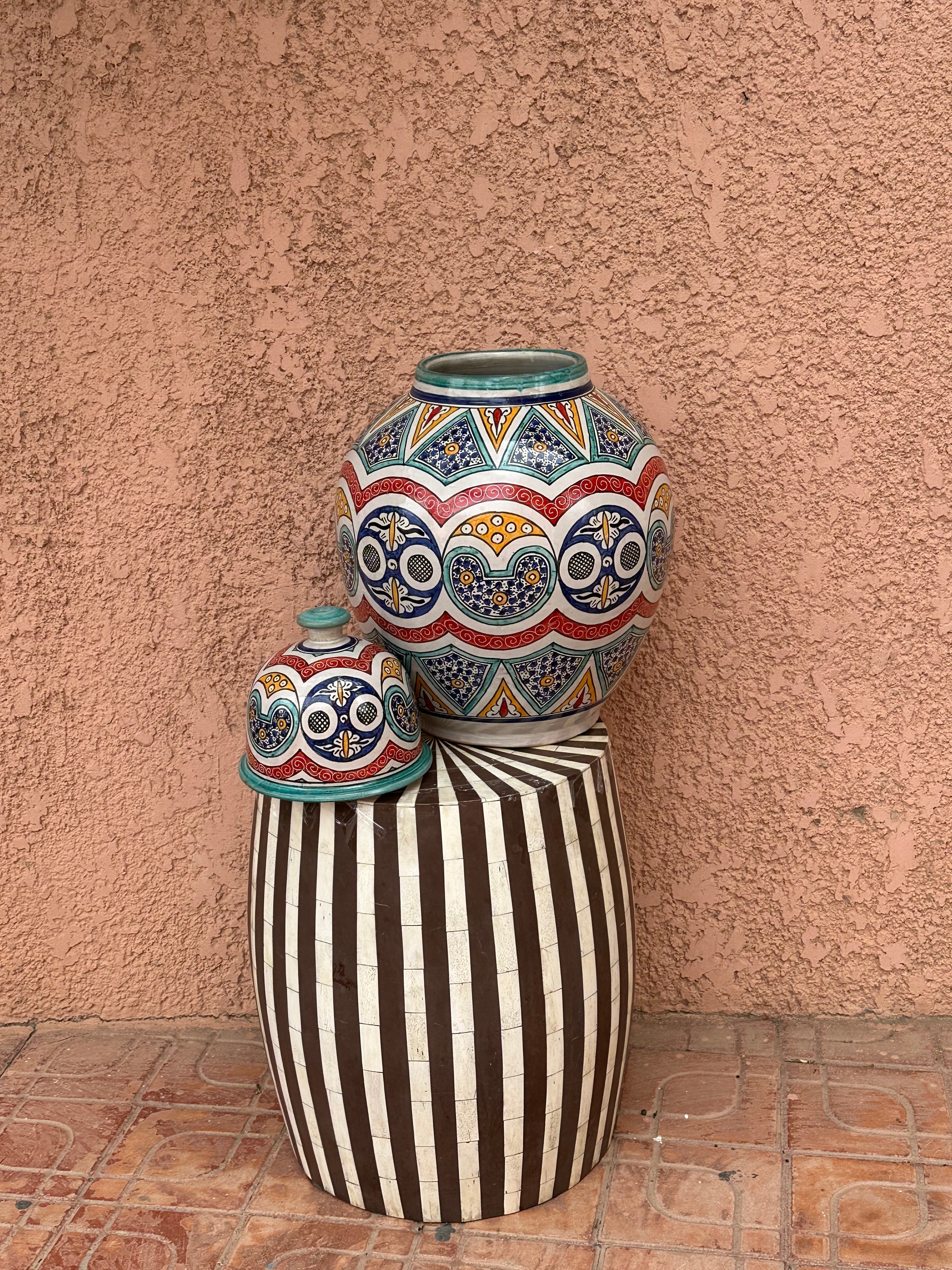 Base kora vase coloured Marrakech