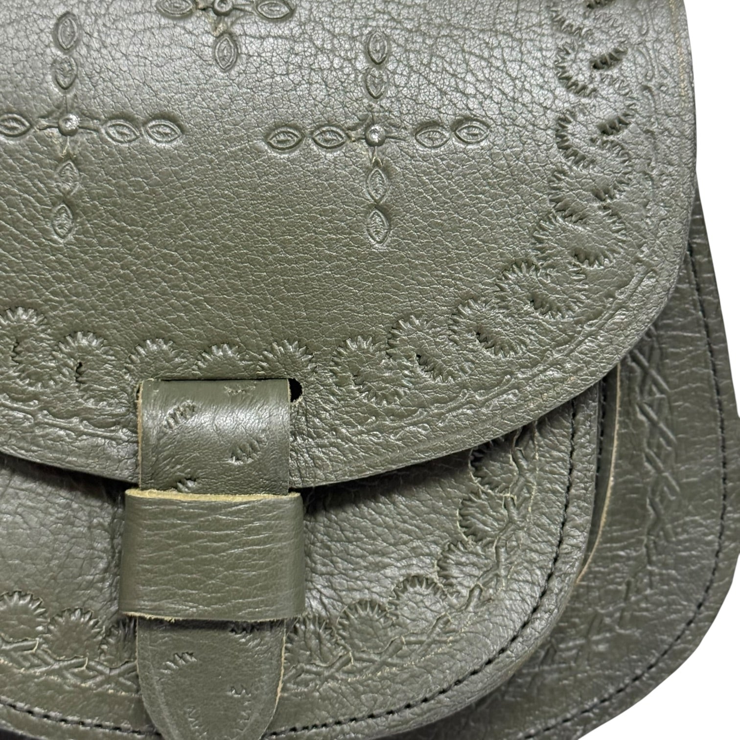 Maya Marteller Leather Saddle Bag