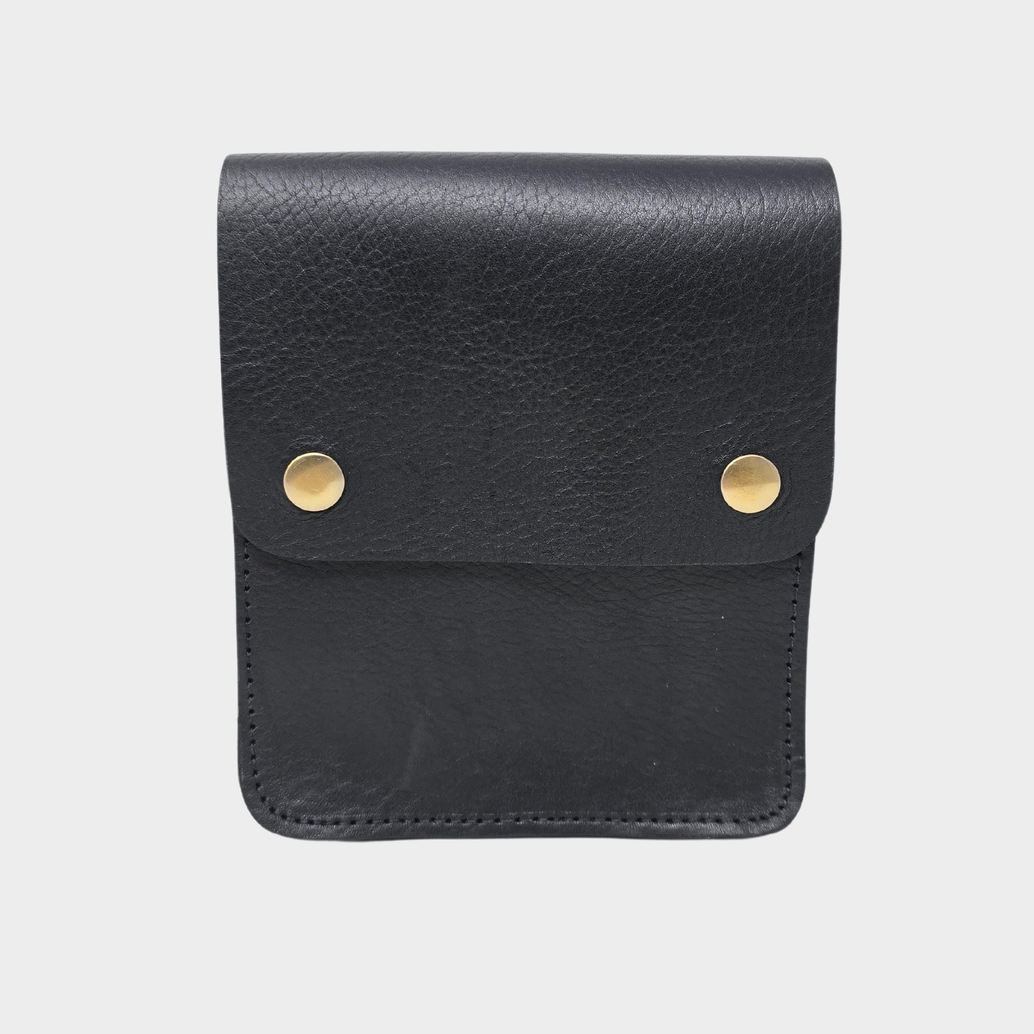 Petit sac Pop en cuir noir