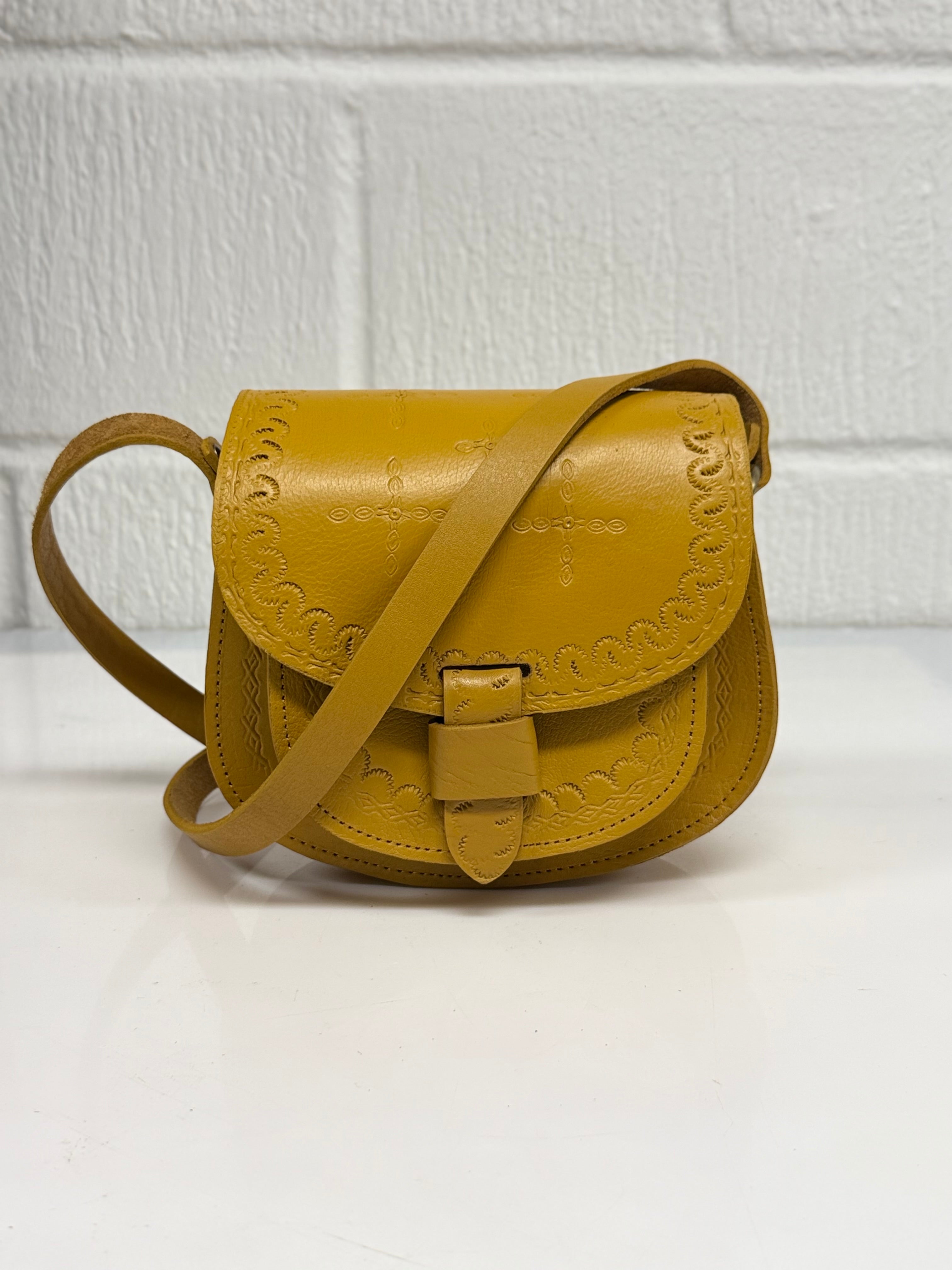Maya Marteller Leather Saddle Bag