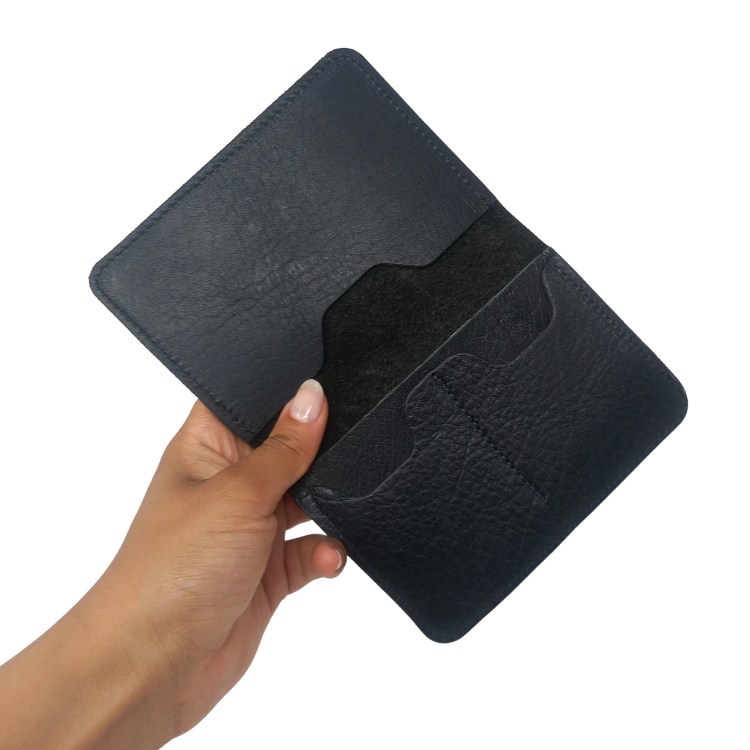 Leather Passport Holder Wallet Travel Accessories Mens Womens