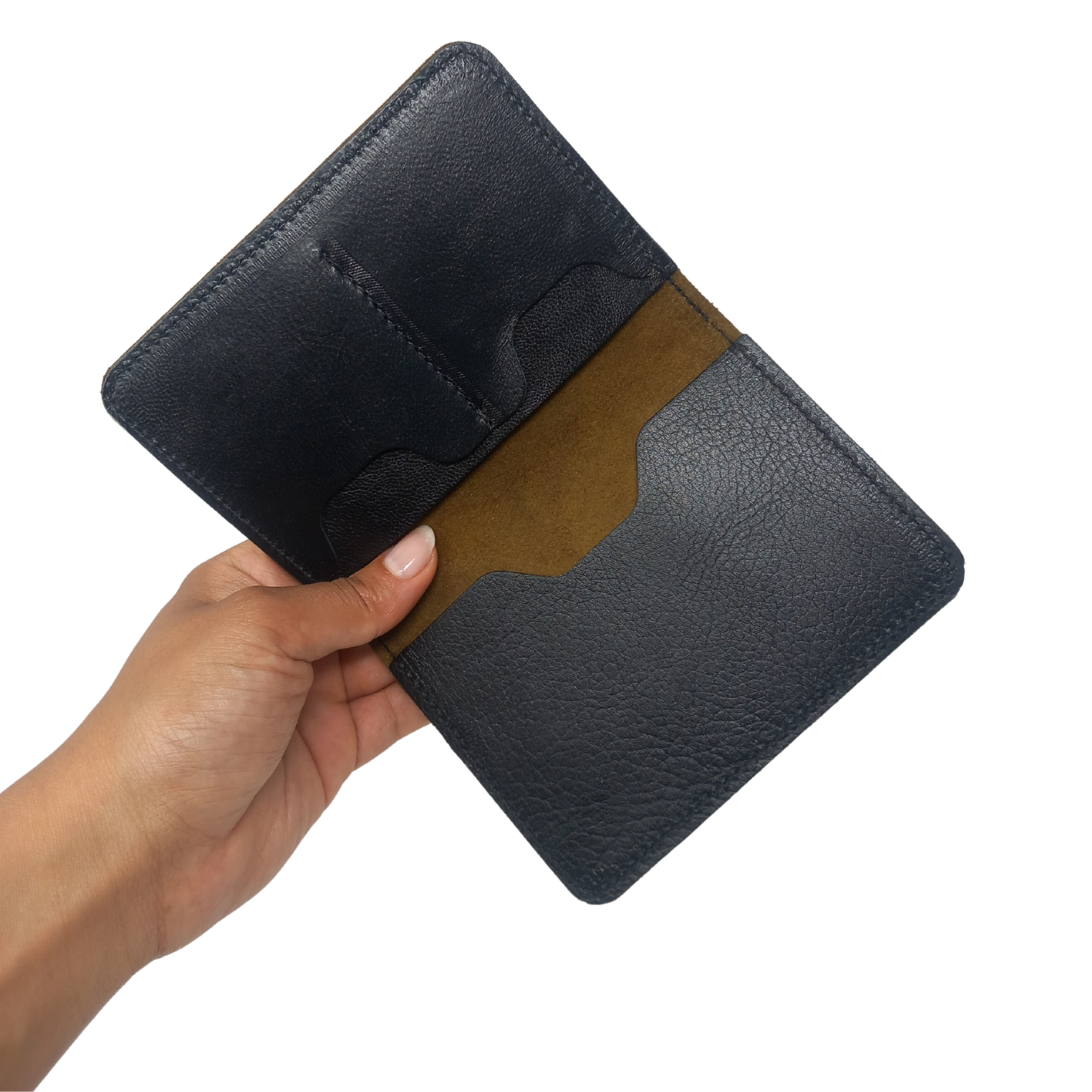 Leather Passport Holder Wallet Travel Accessories Mens Womens