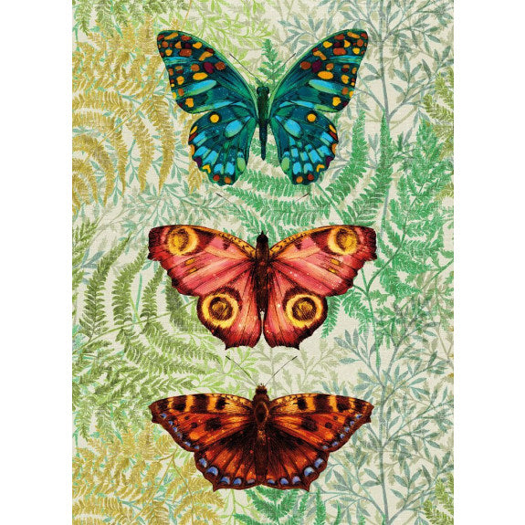 Matthew Williamson BUTTERFLY FERNS Grußkarte