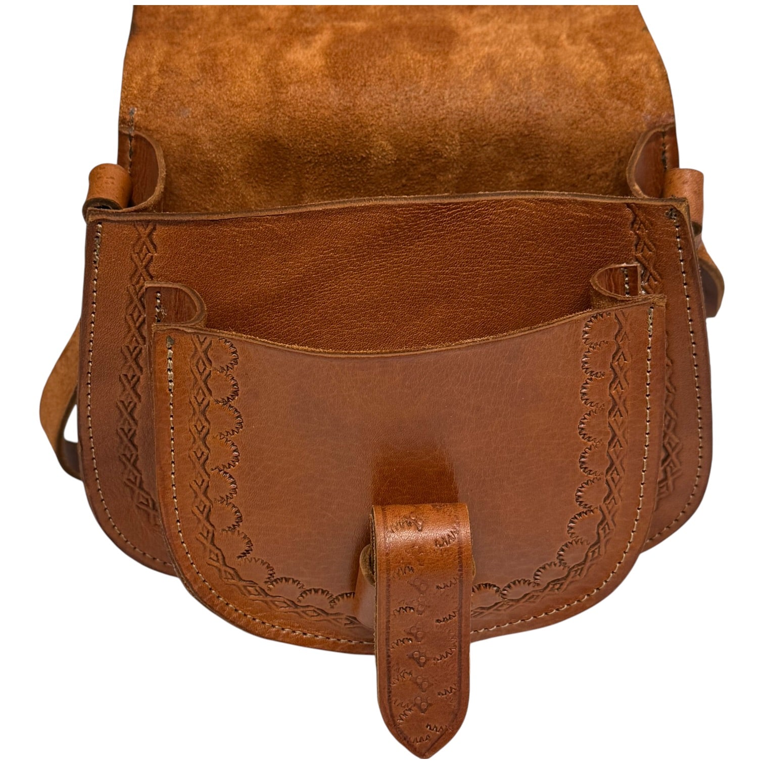 Maya Marteller Leather Saddle Bag
