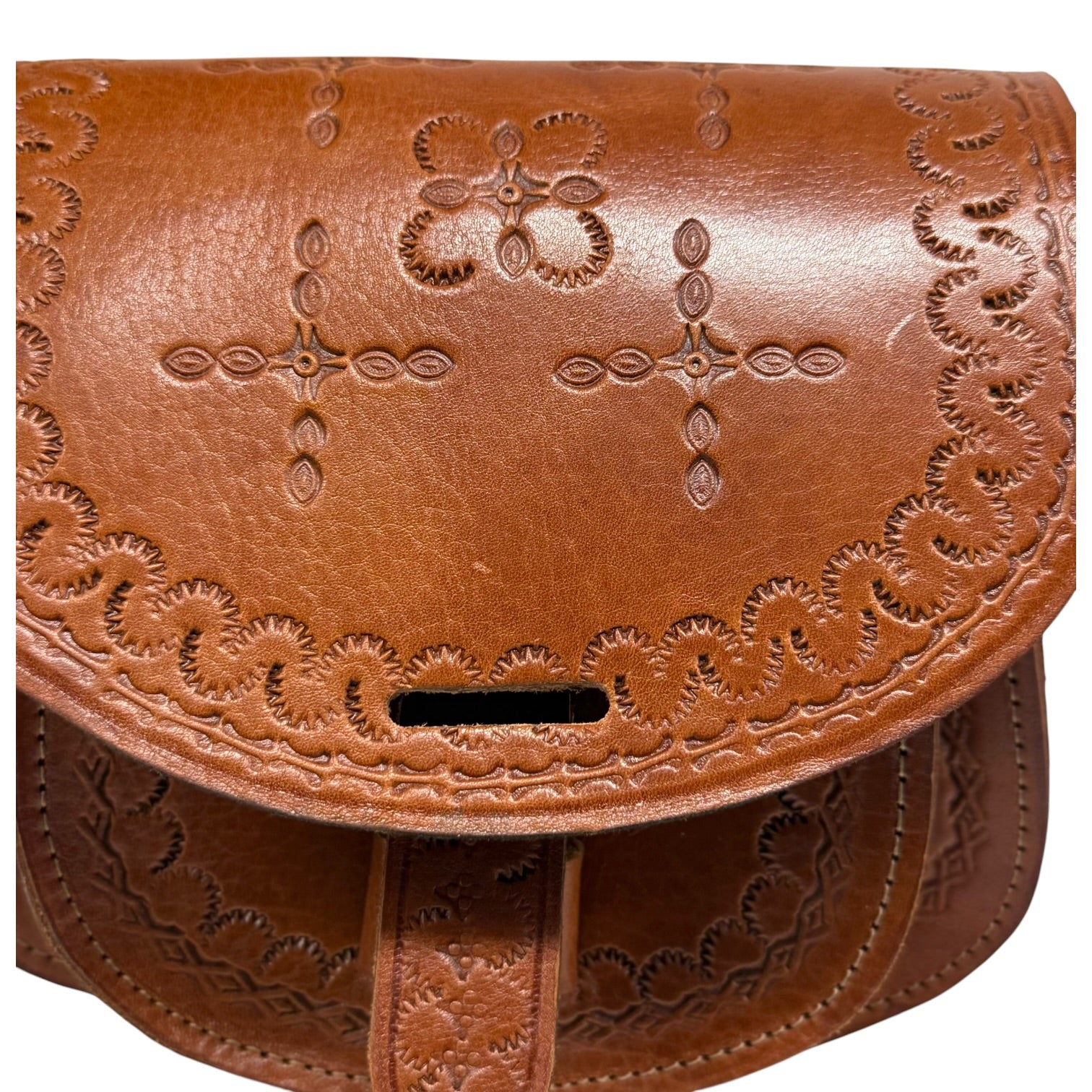 Maya Marteller Leather Saddle Bag