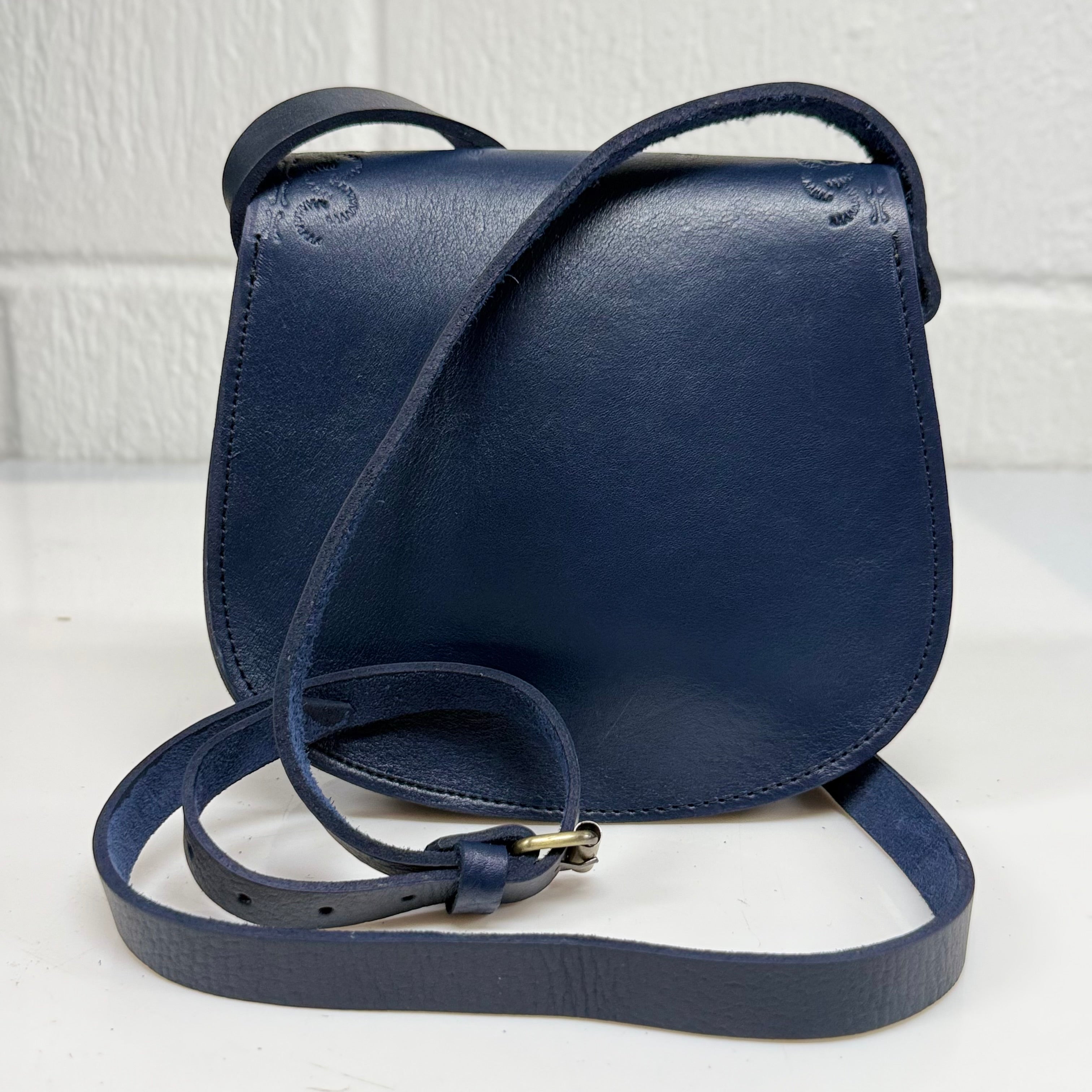 Maya Marteller Leather Saddle Bag
