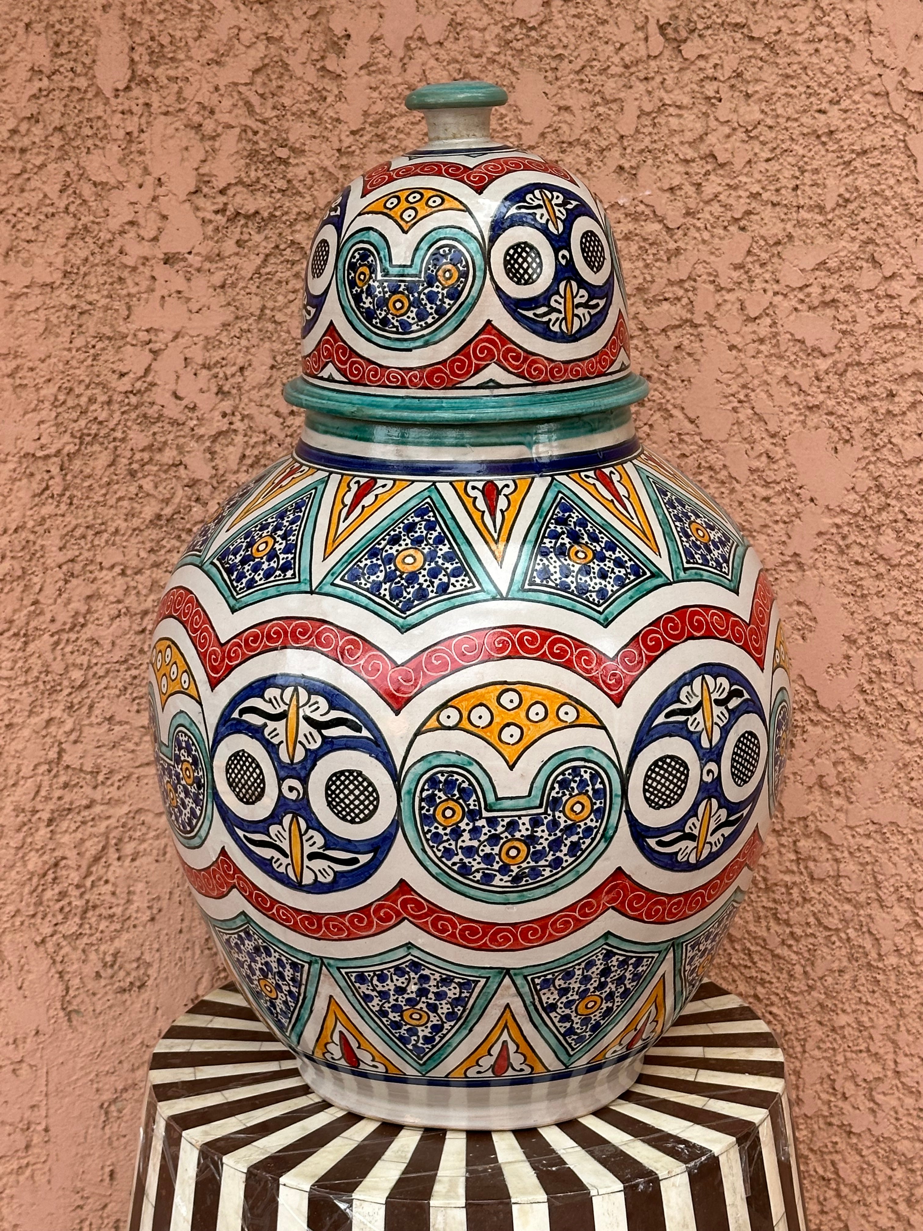 Base kora vase coloured Marrakech