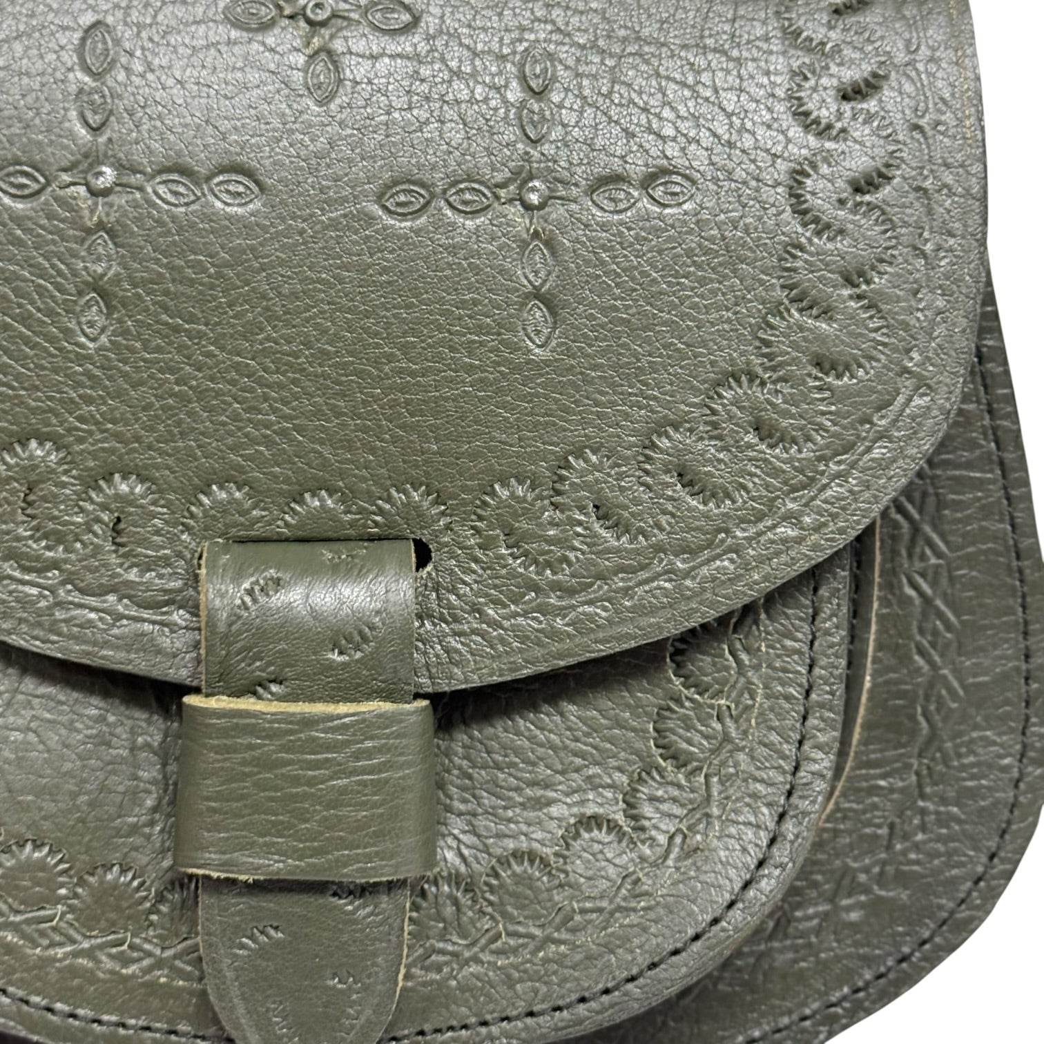 Maya Marteller Leather Saddle Bag