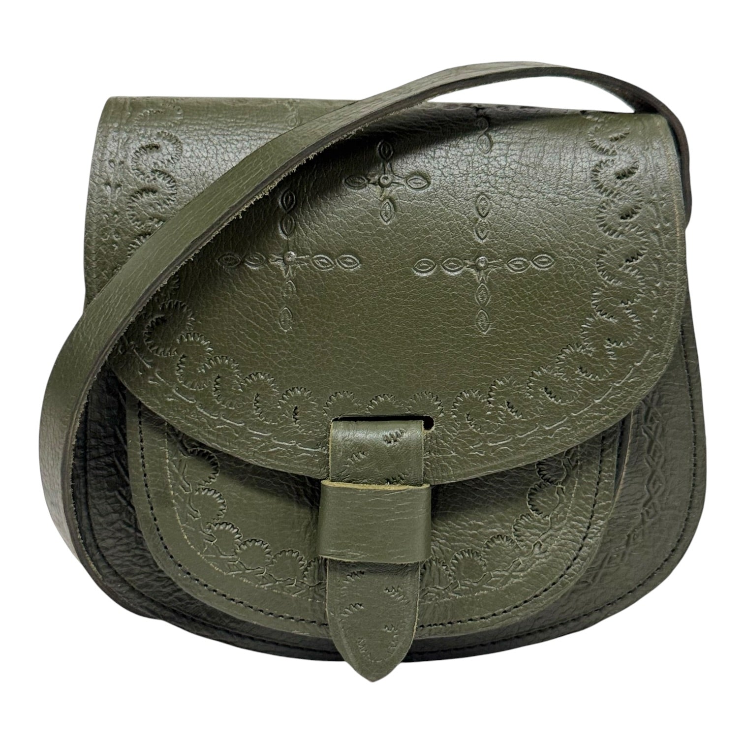 Maya Marteller Leather Saddle Bag