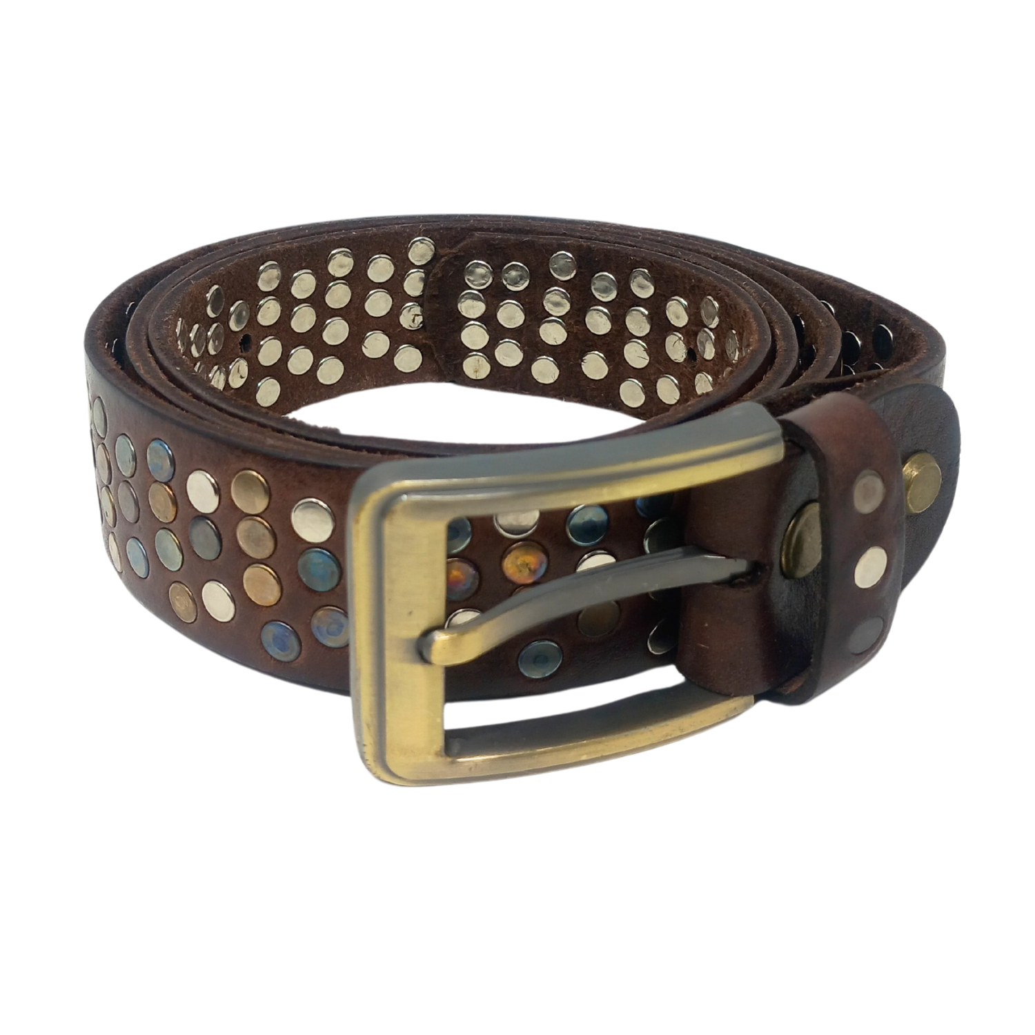 Studded Leather Belt