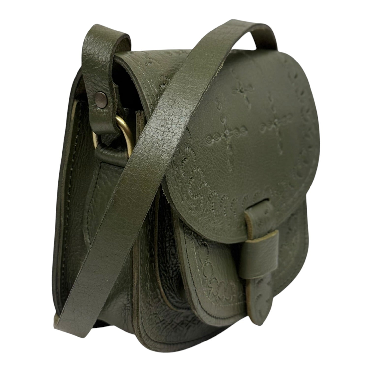 Maya Marteller Leather Saddle Bag