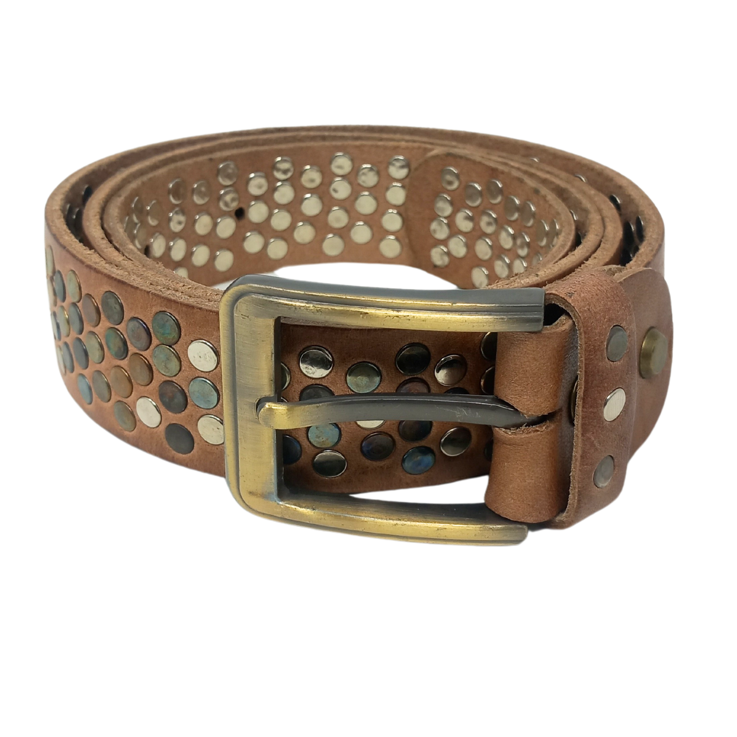 Studded Leather Belt