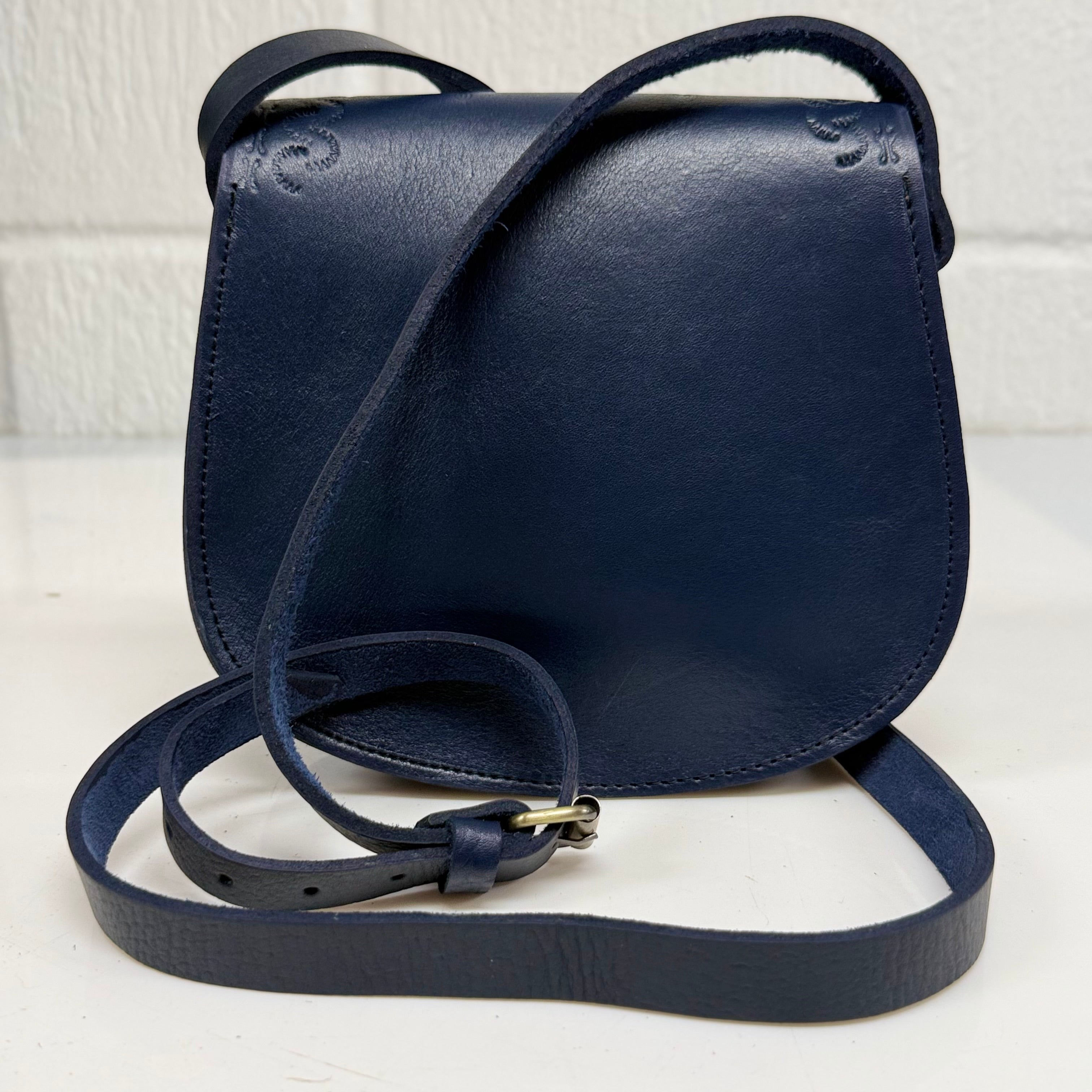 Maya Marteller Leather Saddle Bag