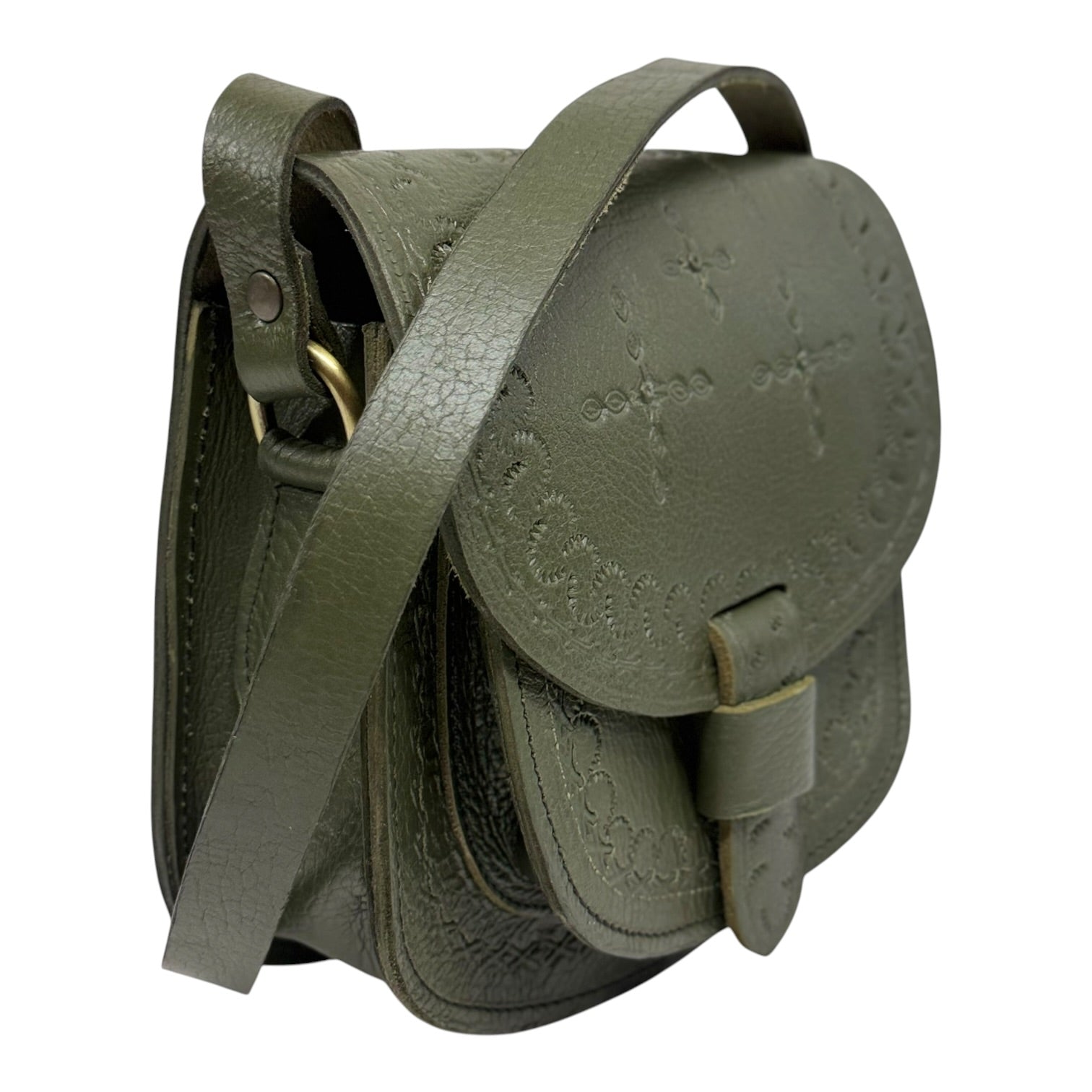 Maya Marteller Leather Saddle Bag