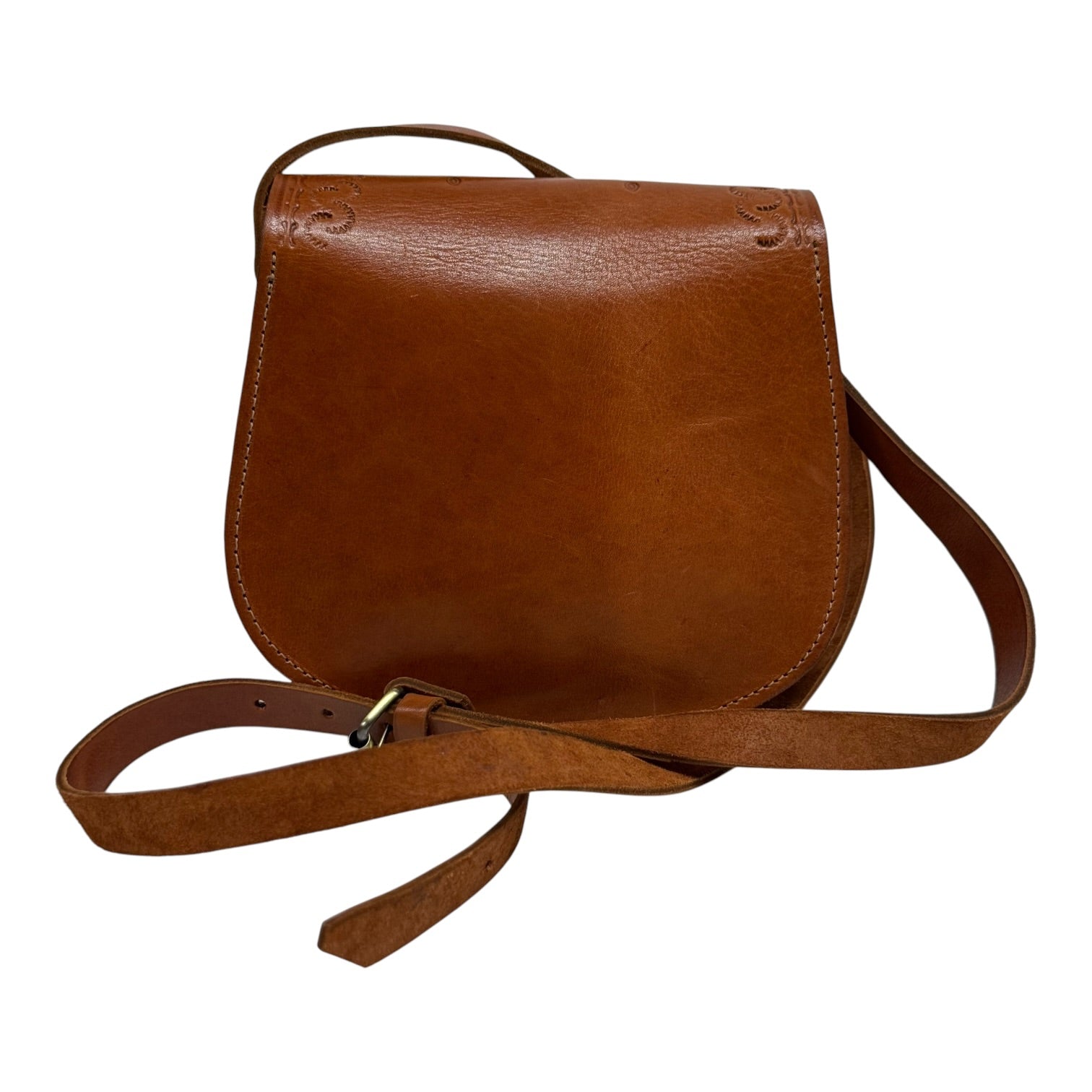 Maya Marteller Leather Saddle Bag