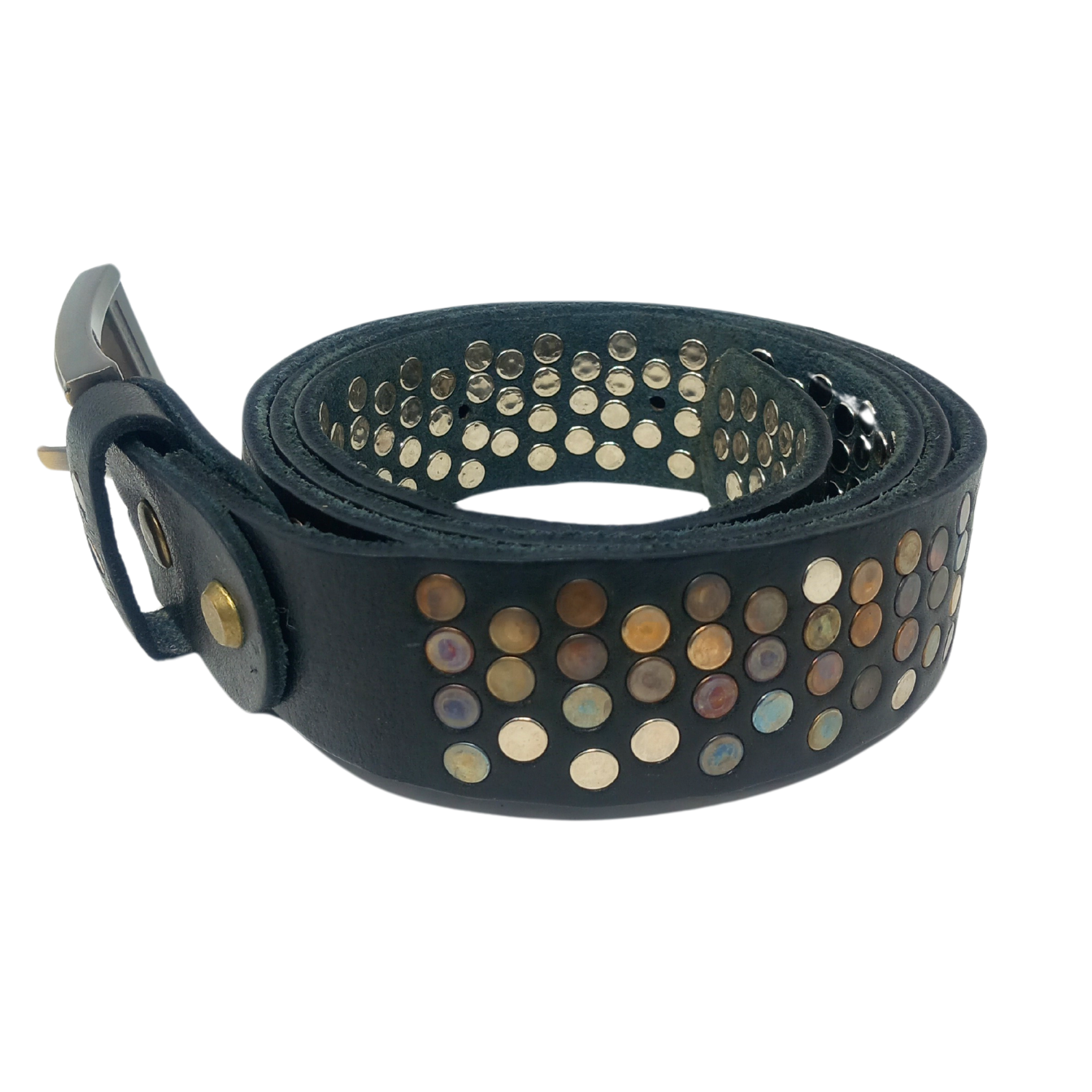 Studded Leather Belt