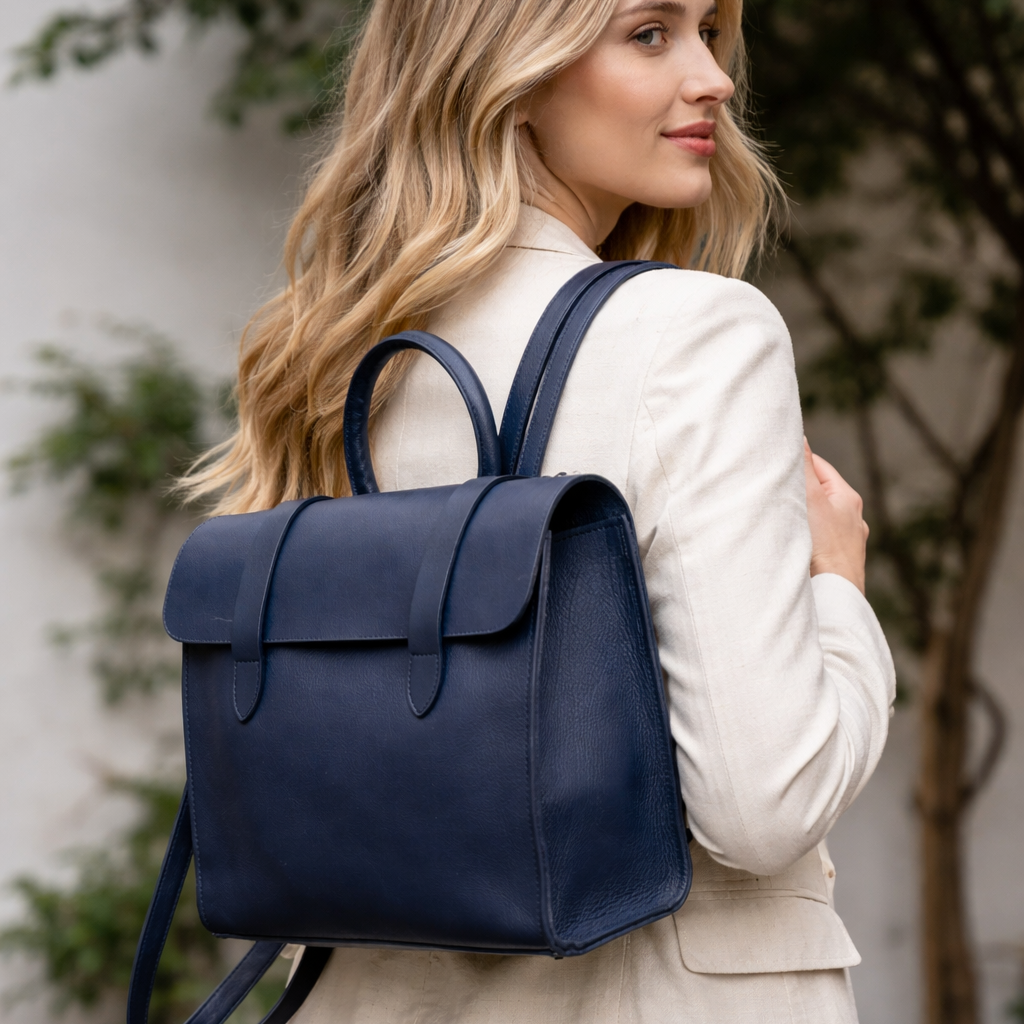 Bowie Handmade Leather Backpack – Full-Grain Cowhide