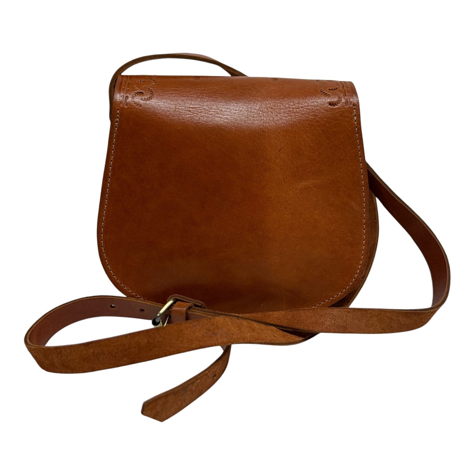 Maya Marteller Leather Saddle Bag