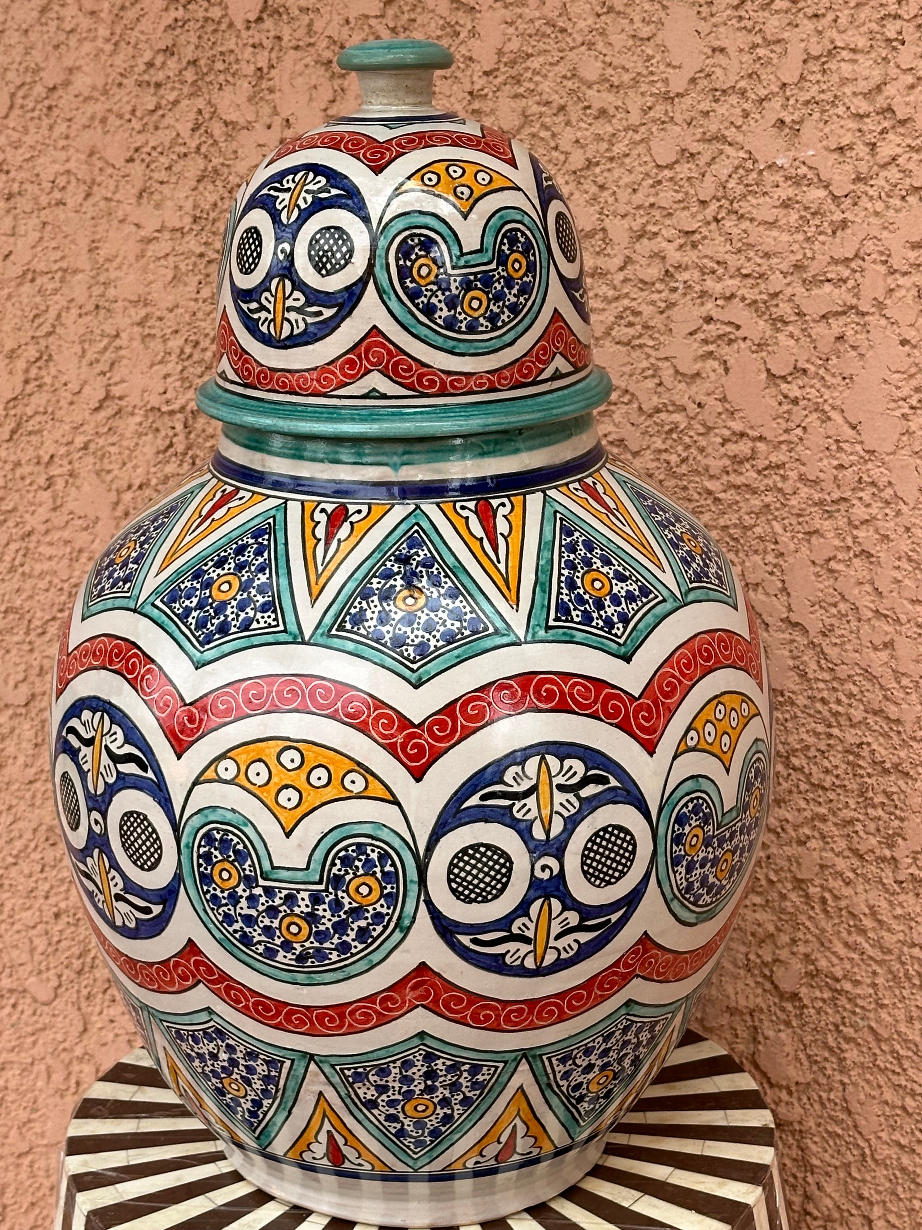 Base kora vase coloured Marrakech