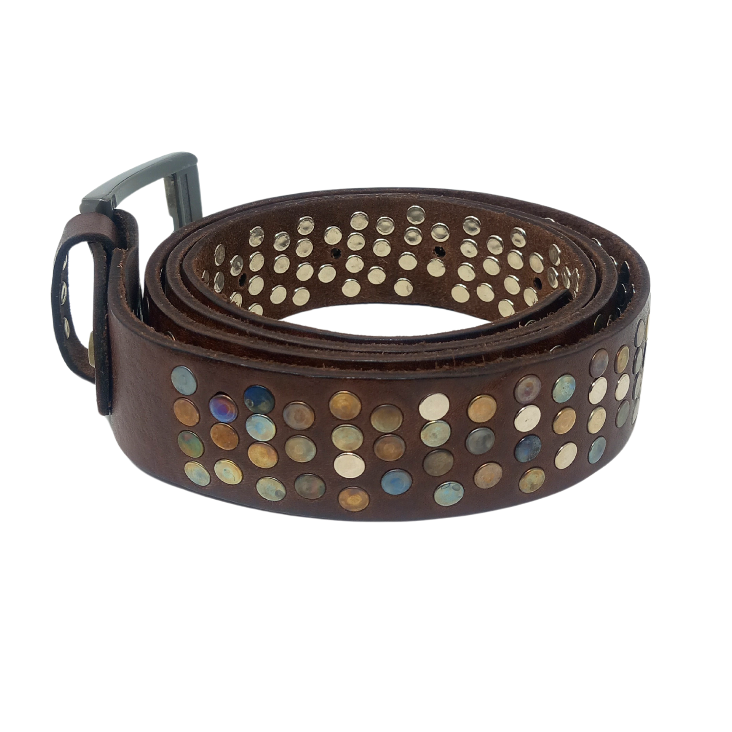 Studded Leather Belt