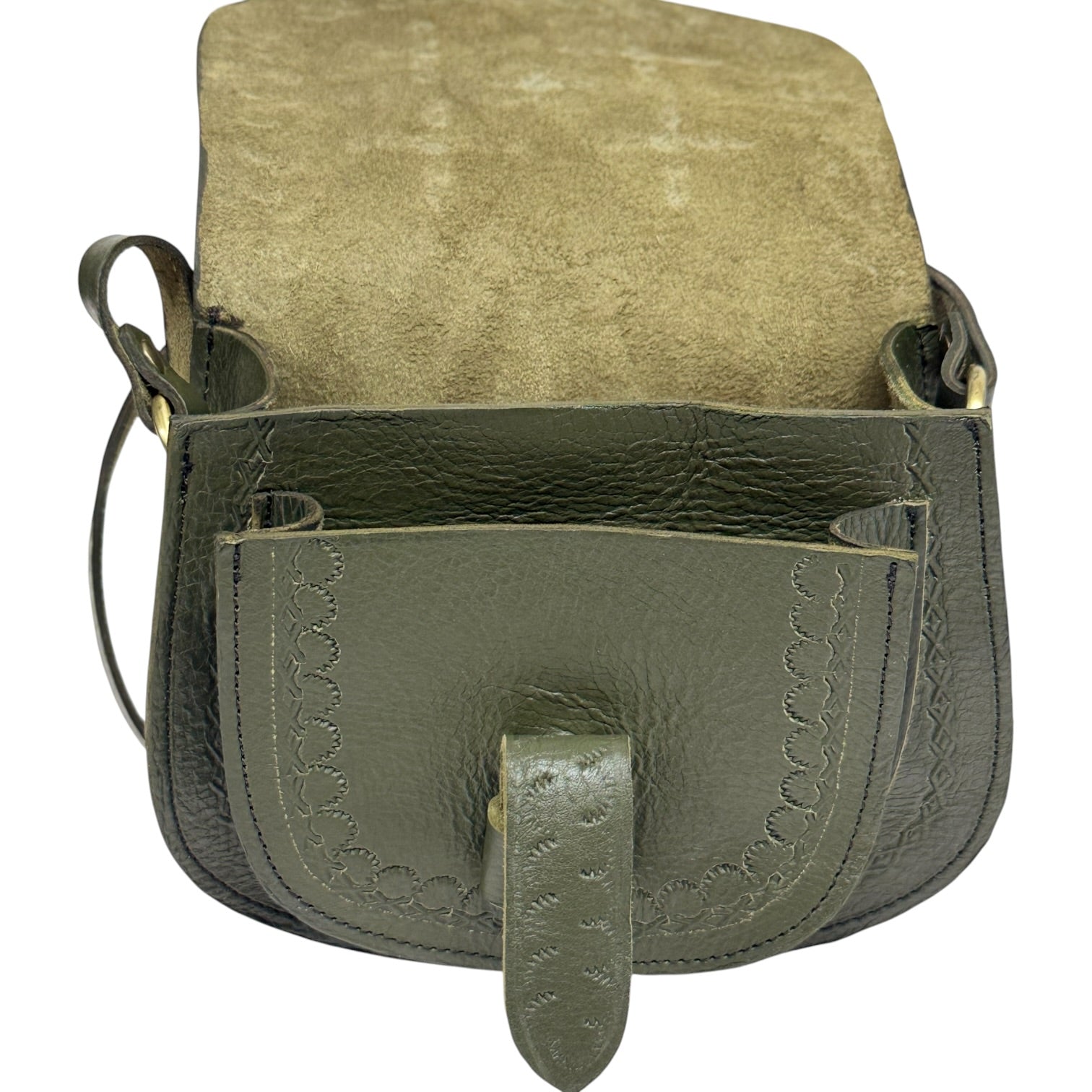 Maya Marteller Leather Saddle Bag