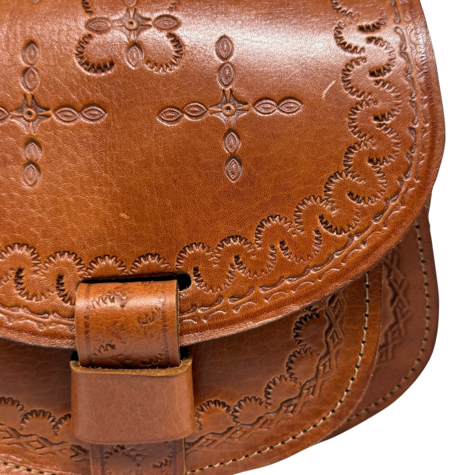 Maya Marteller Leather Saddle Bag