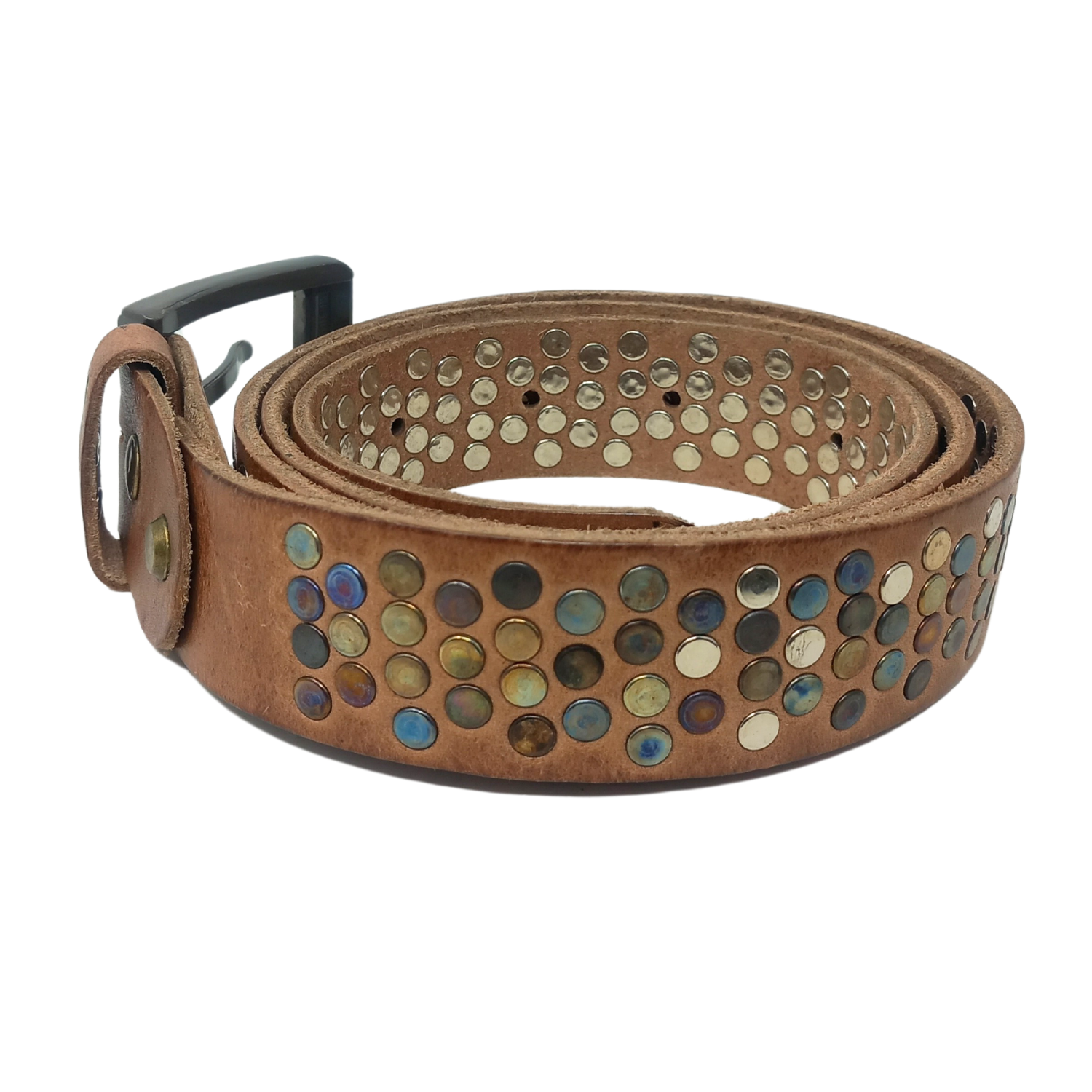 Studded Leather Belt