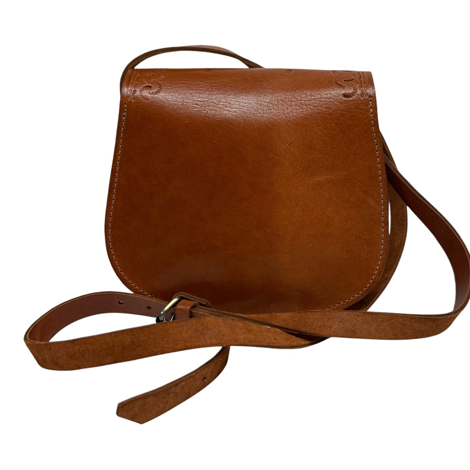 Maya Marteller Leather Saddle Bag