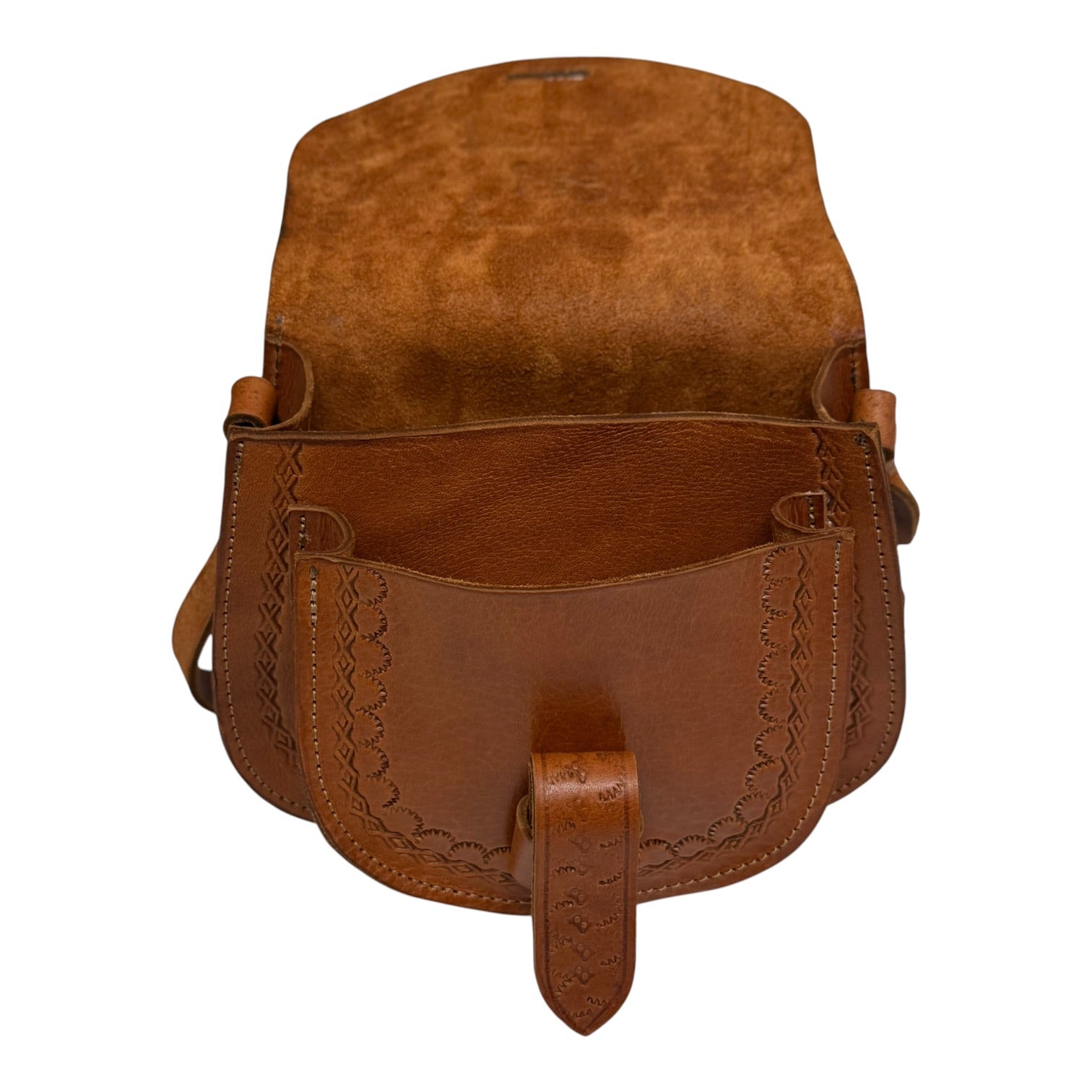 Maya Marteller Leather Saddle Bag