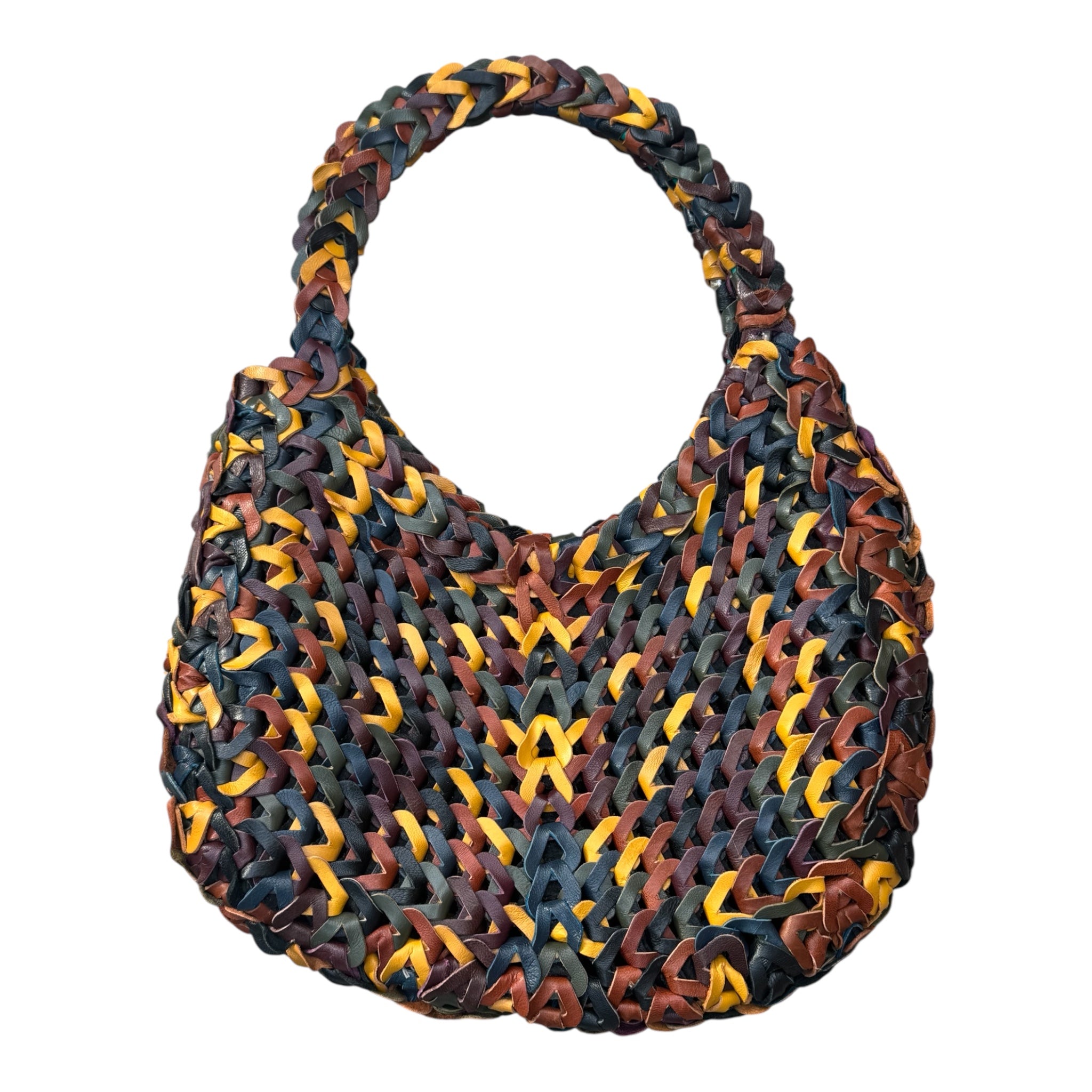 Interlink Leather Shoulder Bag
