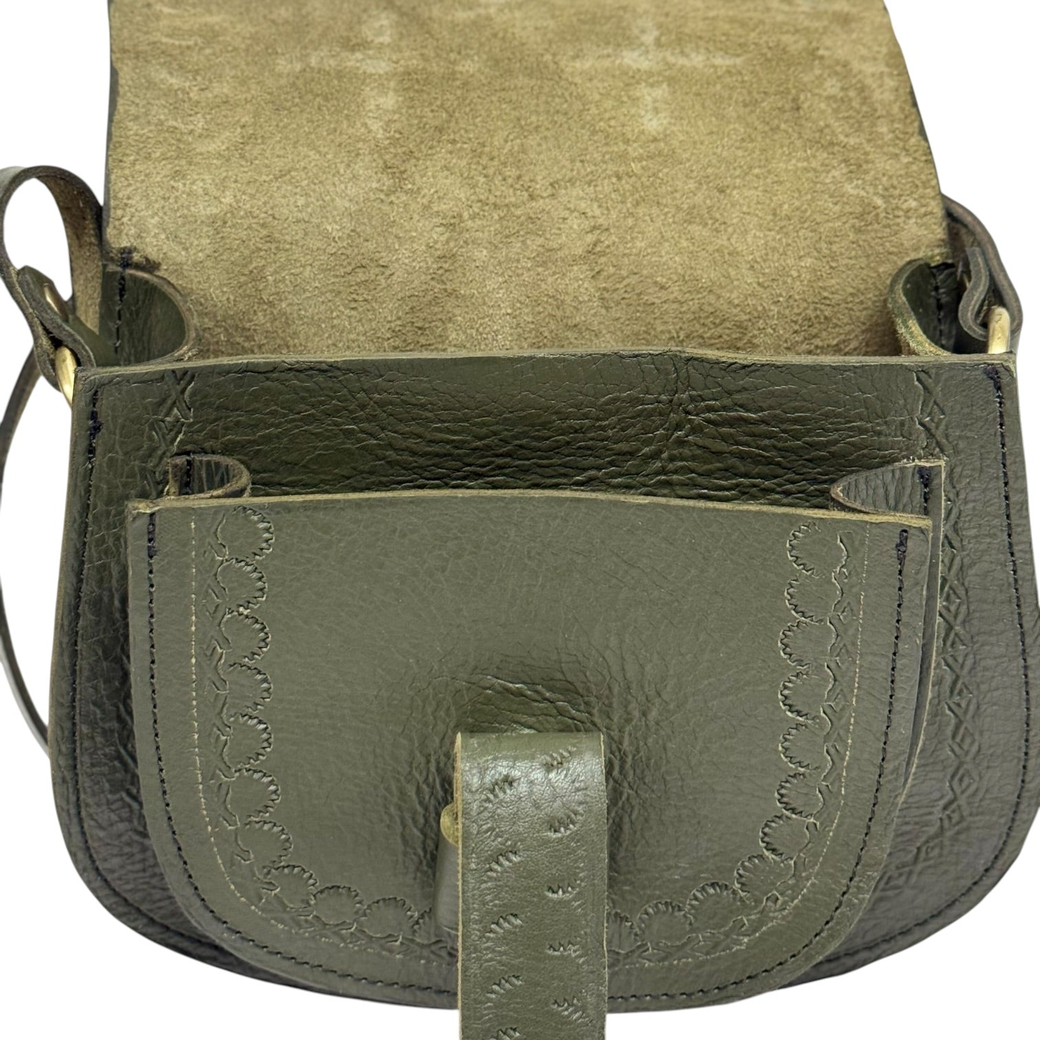 Maya Marteller Leather Saddle Bag