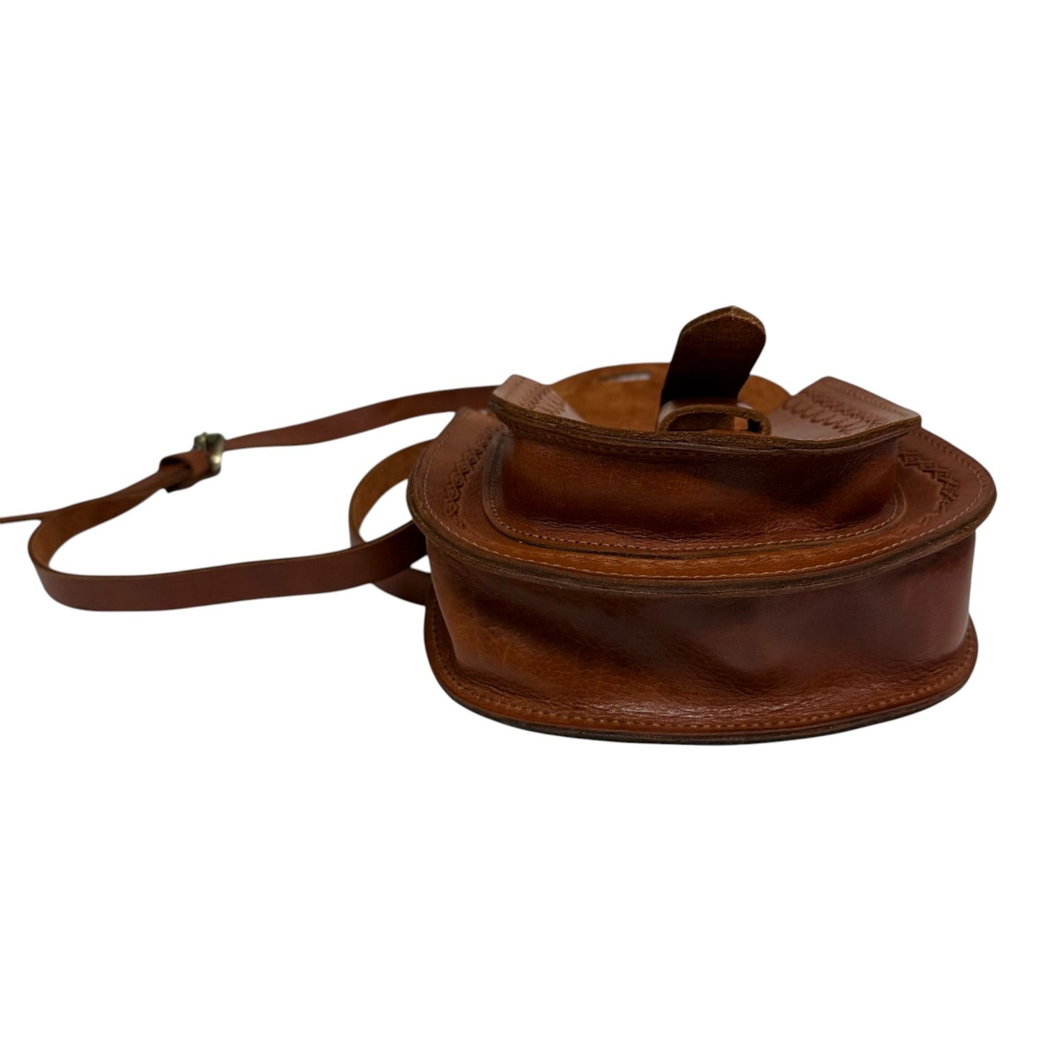 Maya Marteller Leather Saddle Bag