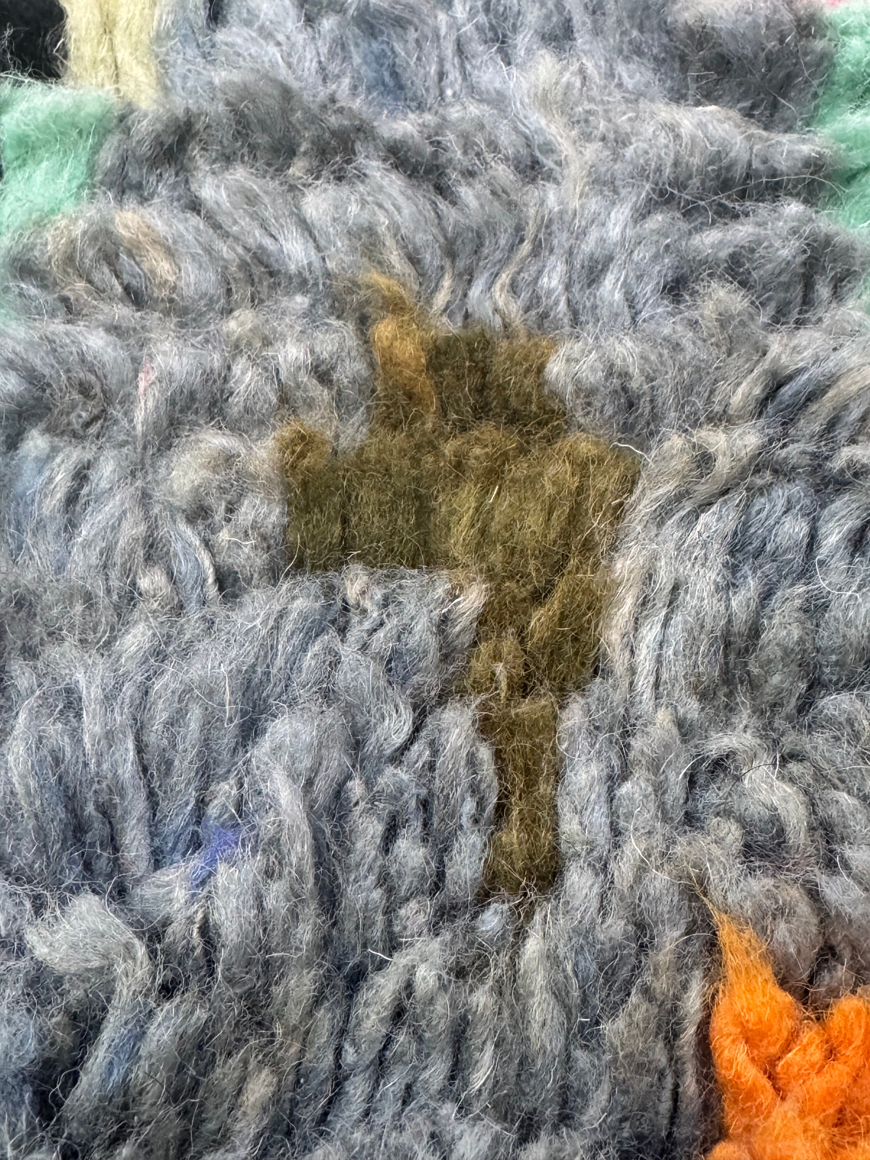 Boujaad Wool rug "Central diamond motif" 146 x 98 cm