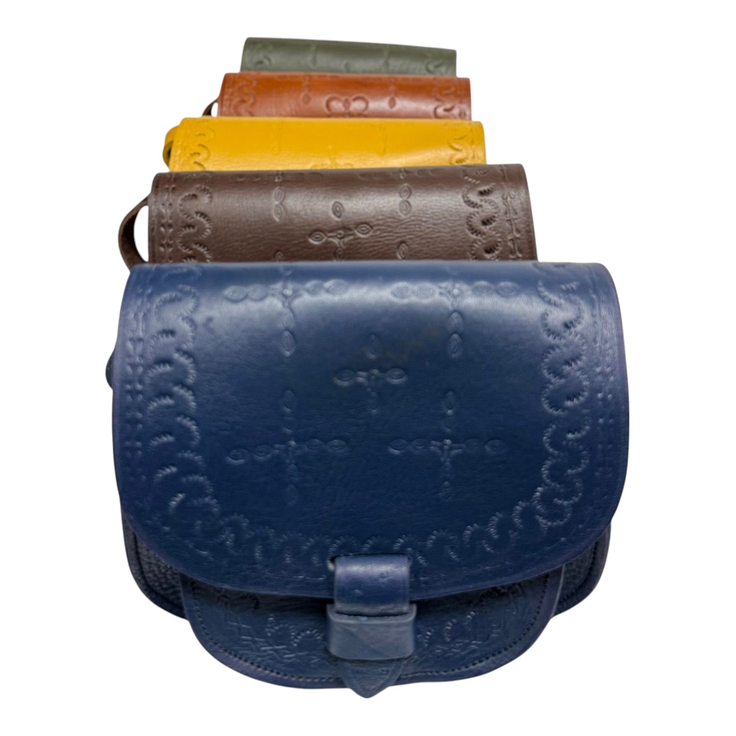Maya Marteller Leather Saddle Bag