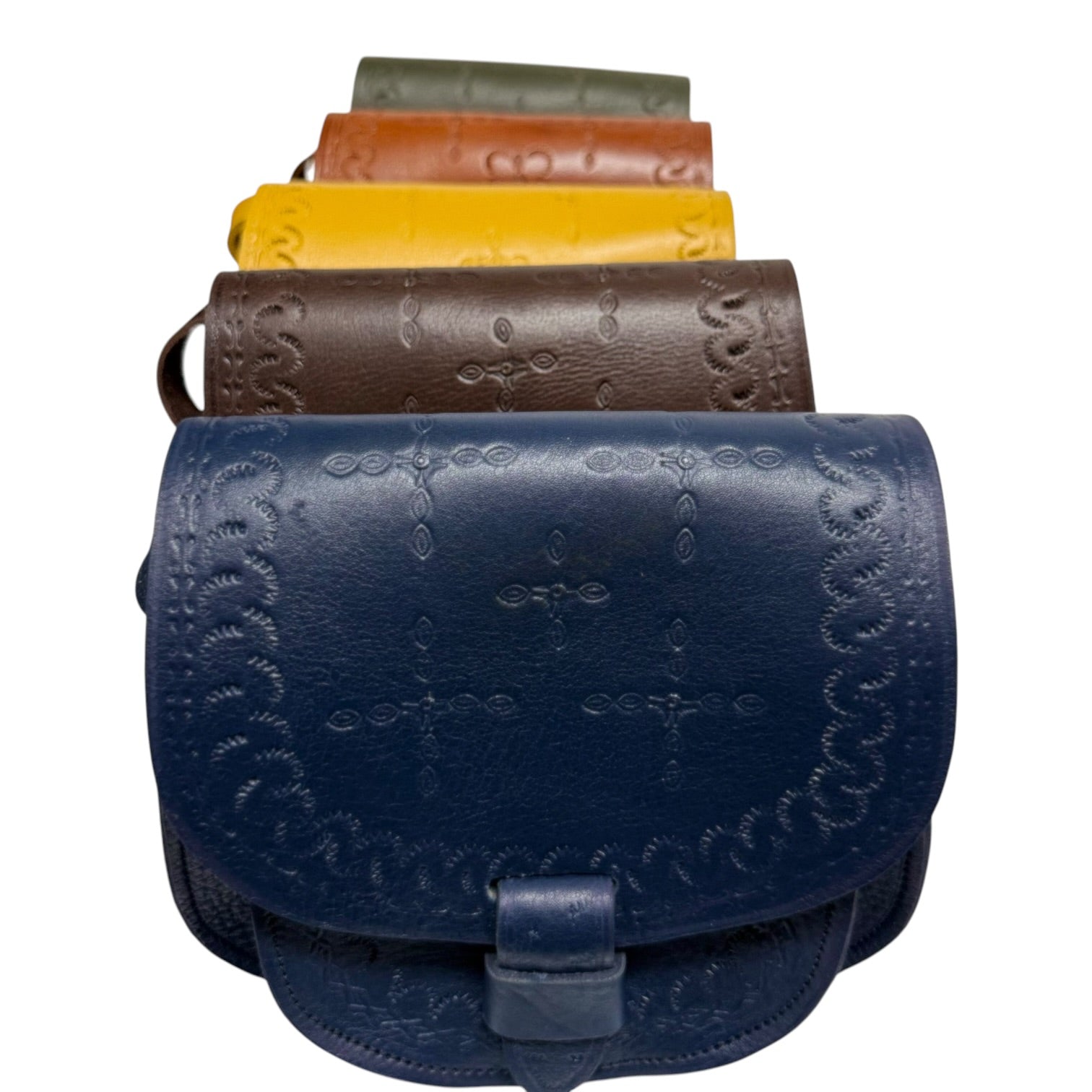 Maya Marteller Leather Saddle Bag