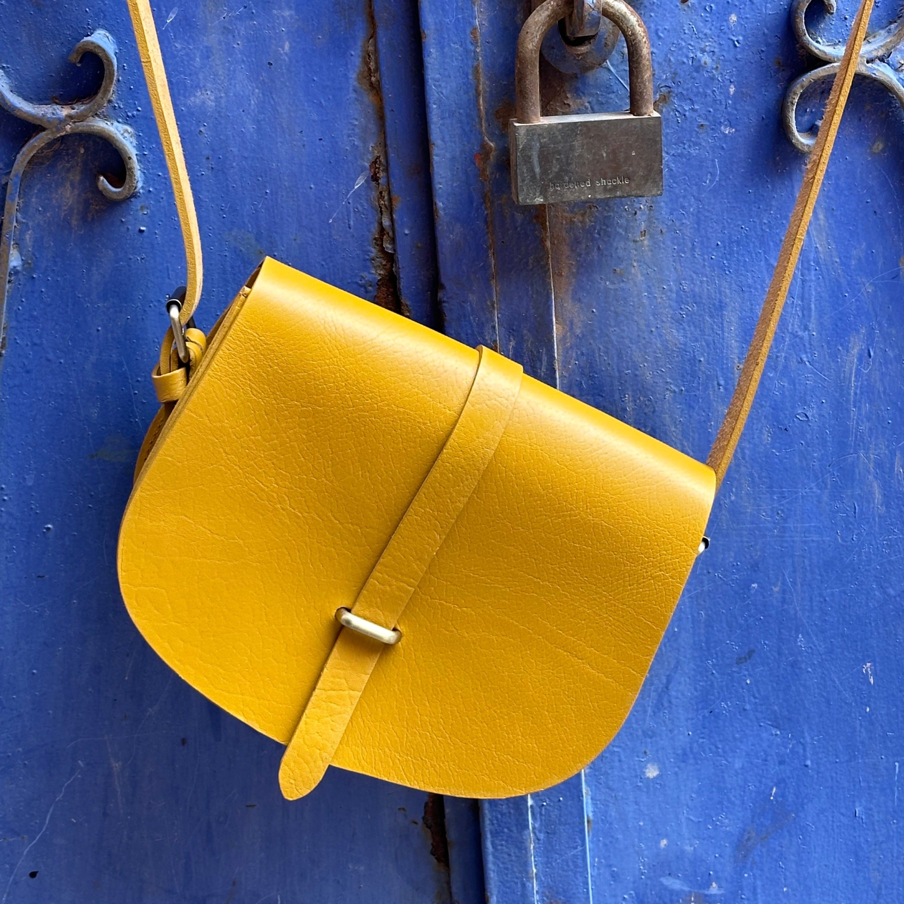 Mittelgroße Sam Loop Satteltasche – Gelb 