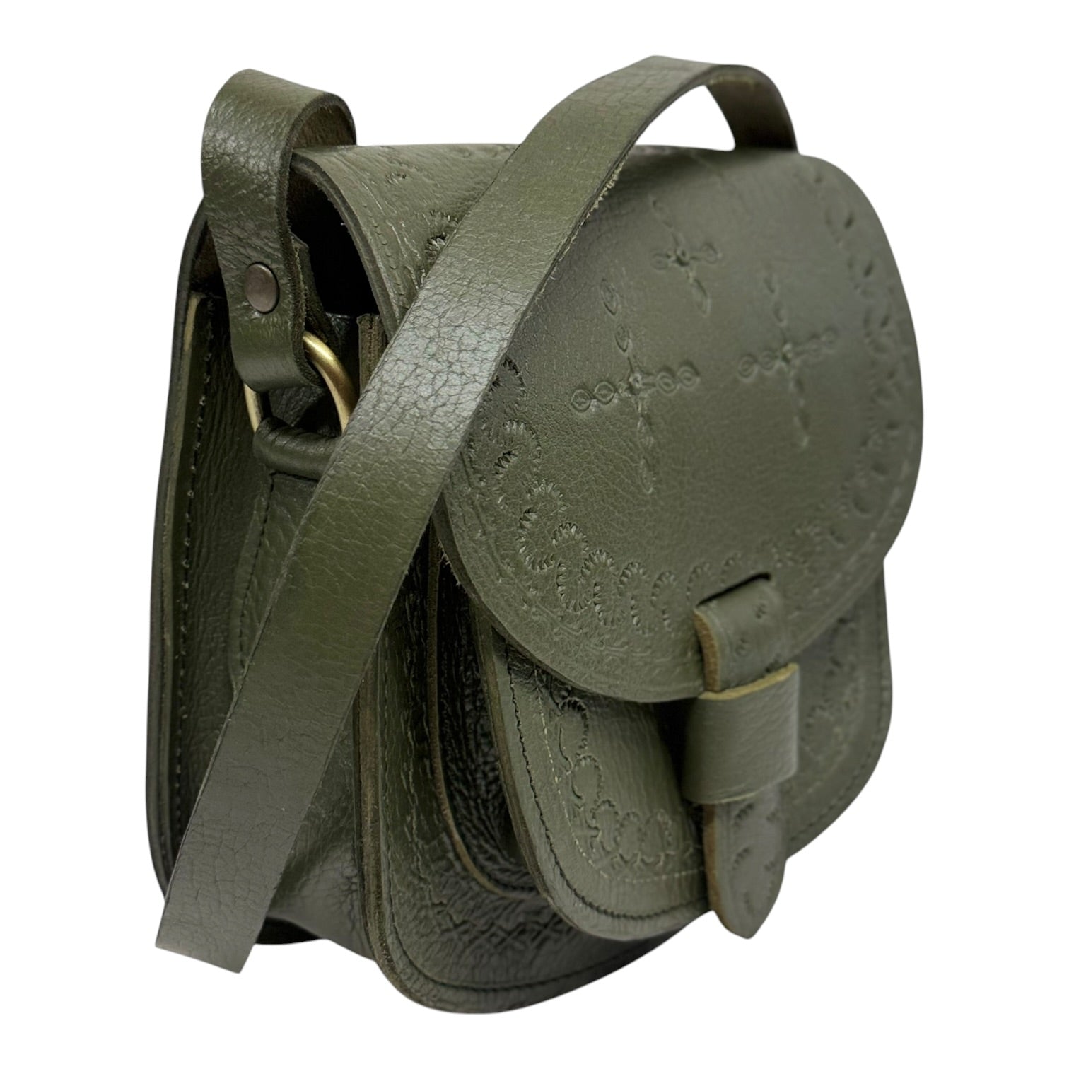 Maya Marteller Leather Saddle Bag