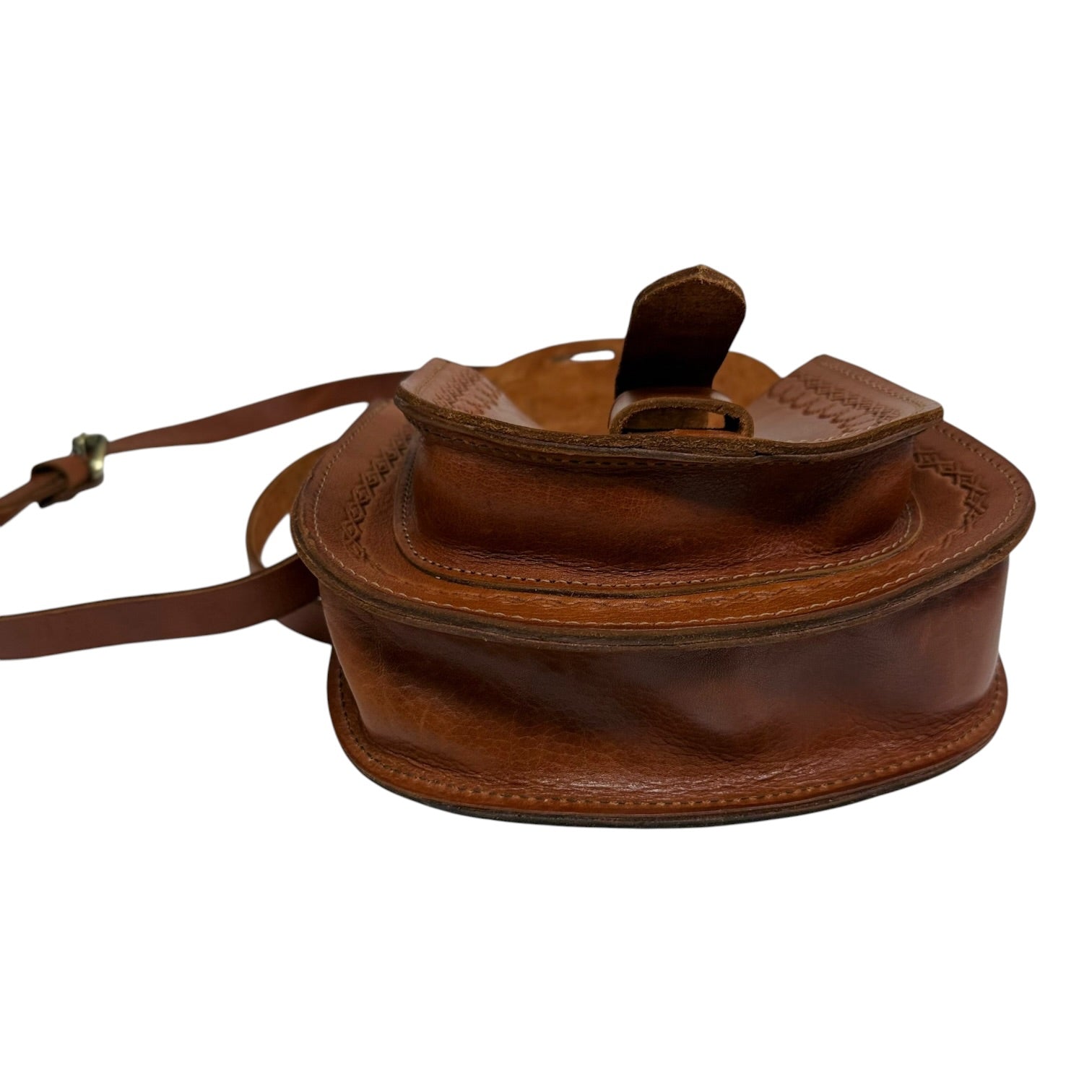 Maya Marteller Leather Saddle Bag