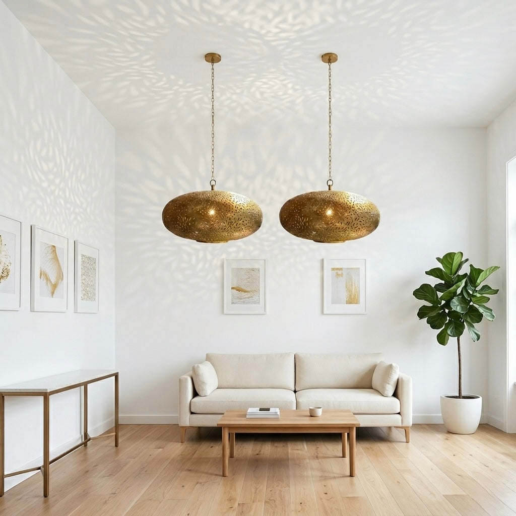 Marokkanische kugelförmige Deckenlampe